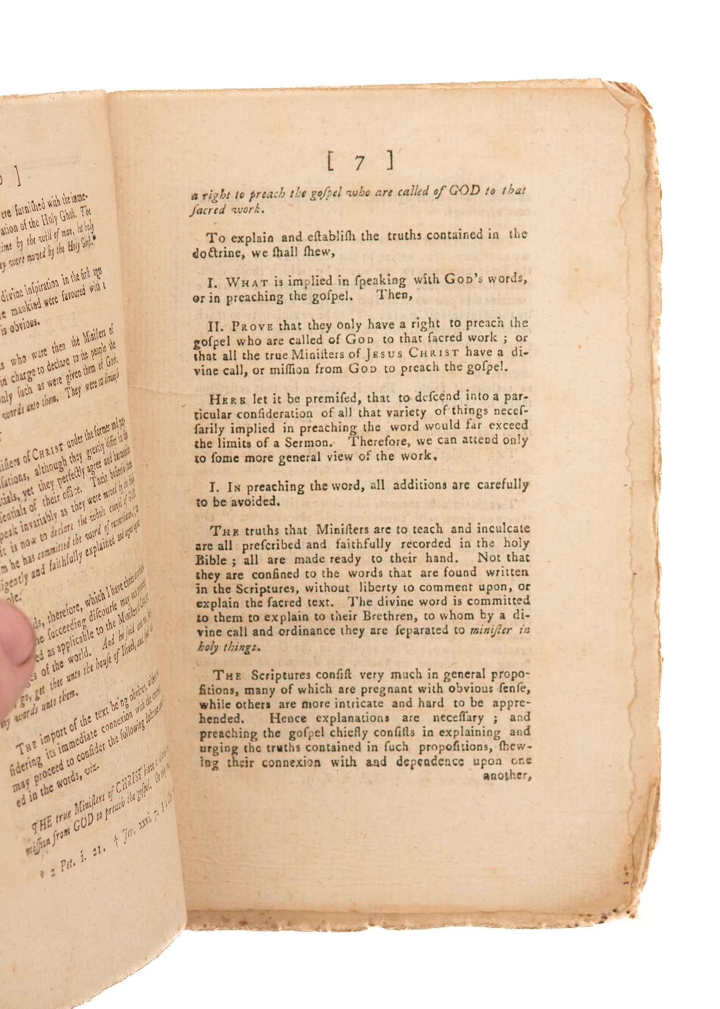 1772 EZRA WELD. Revolutionary War Ordination Sermon - Charge to Preach the Pure Words of God.