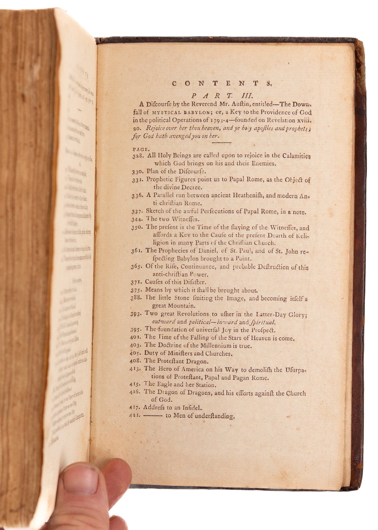 1794 JONATHAN EDWARDS. Postmillennialism. The Millennium - A Thousand Years of Prosperity. American Imp