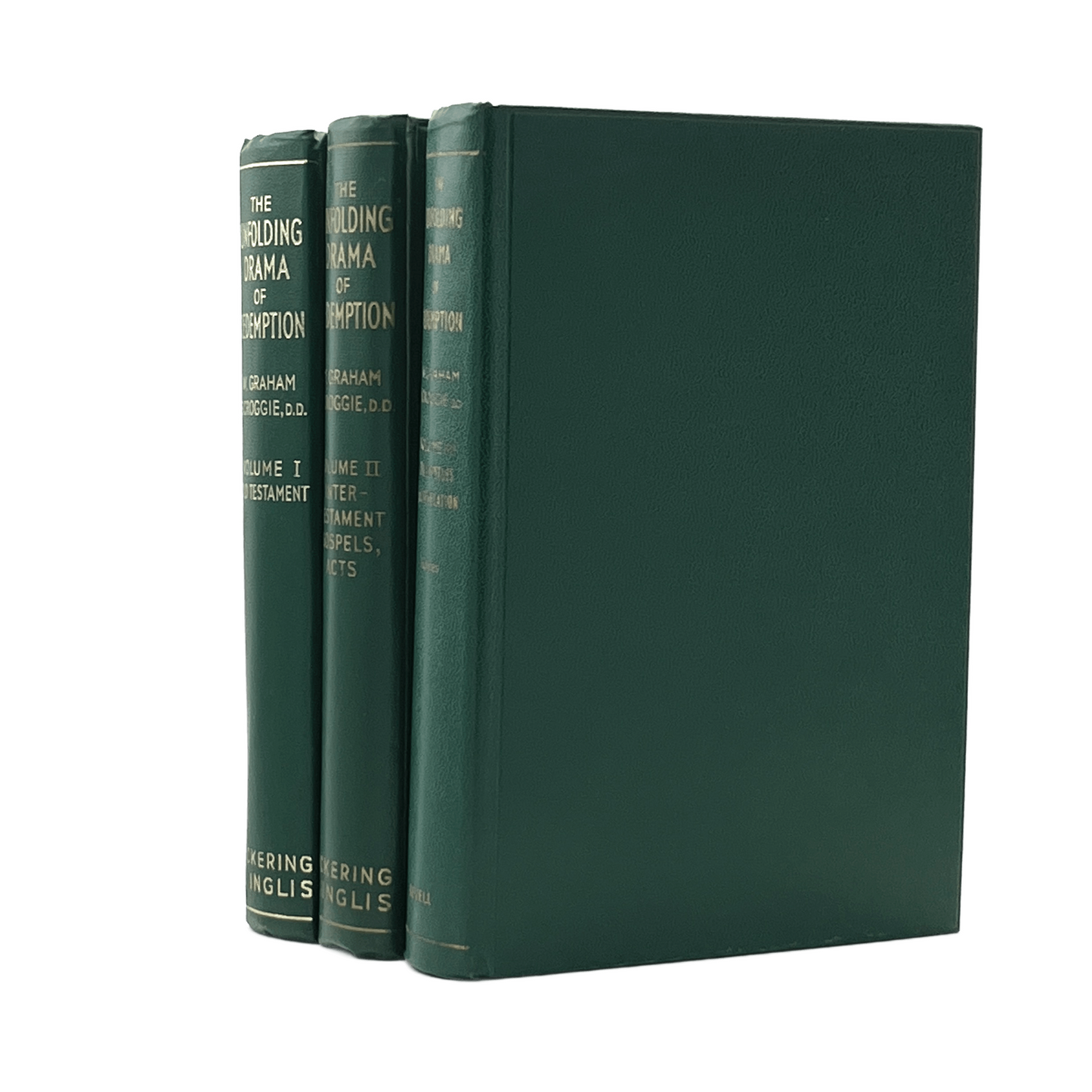 1963 W. GRAHAM SCROGGIE. The Unfolding Drama of Redemption The Bible as a Whole