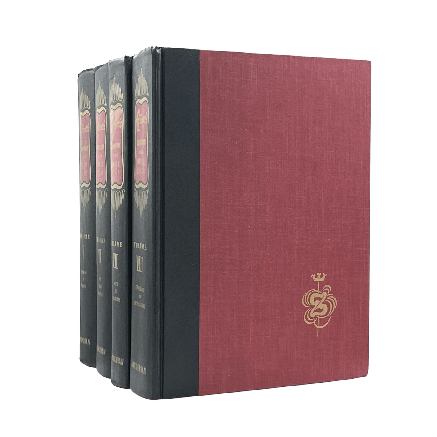 C.1950 CHARLES ELLICOTT. Vols 1-8 Ellicott's Commentary on the Whole Bible a Ver