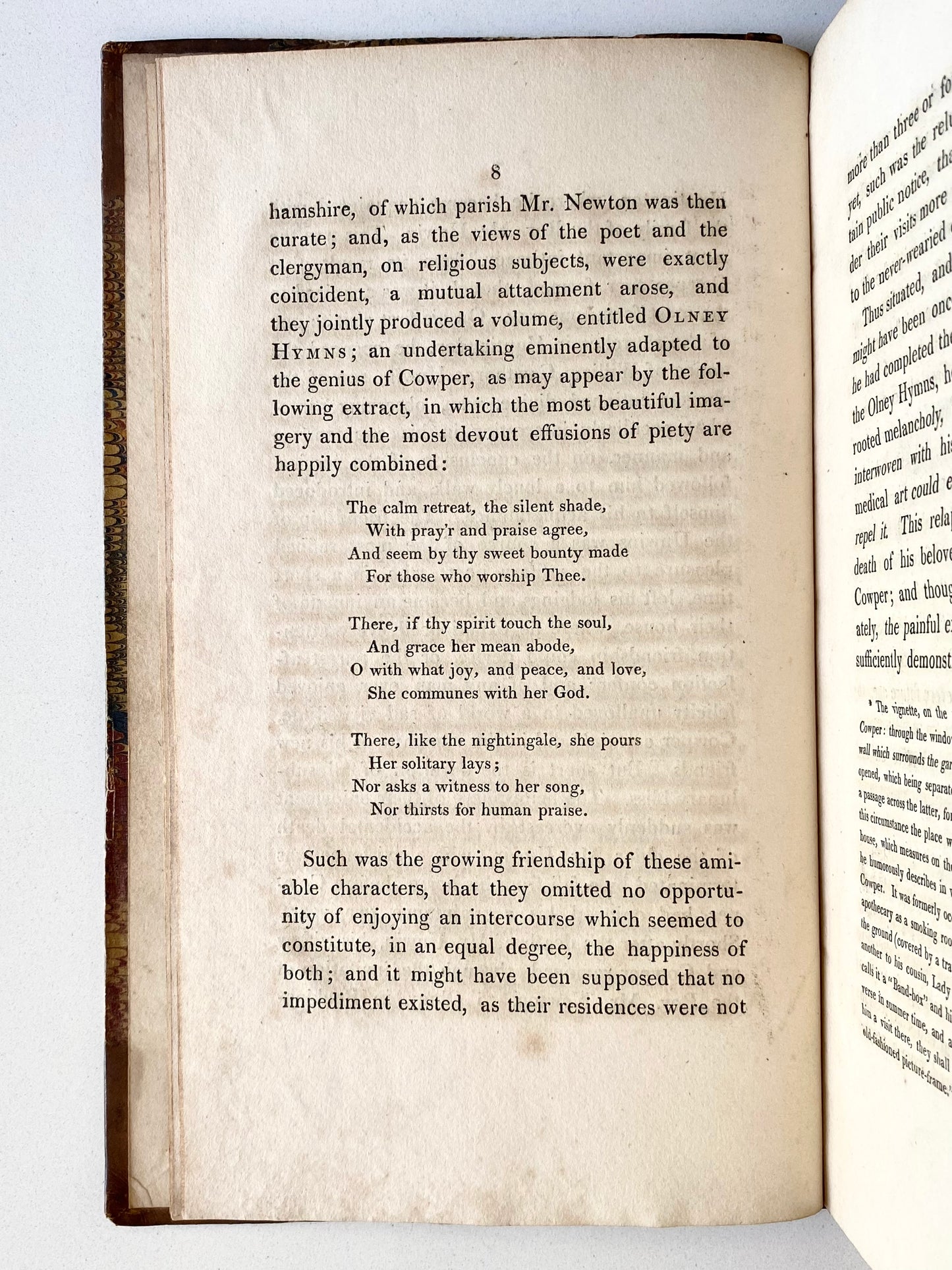 1804 WILLIAM COWPER. Beautifully Illustrated Life of Hymnist & Abolitionist, William Cowper.
