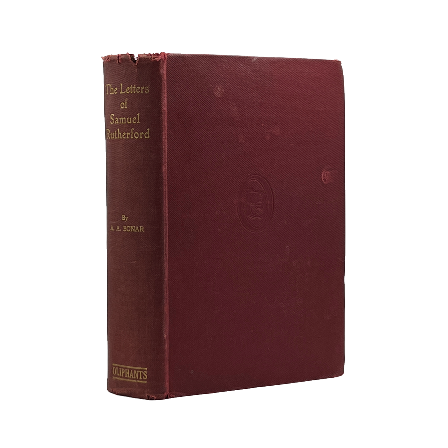 c.1880 ANDREW A. BONAR. Letters of Samuel Rutherford with a Sketch of His Life a