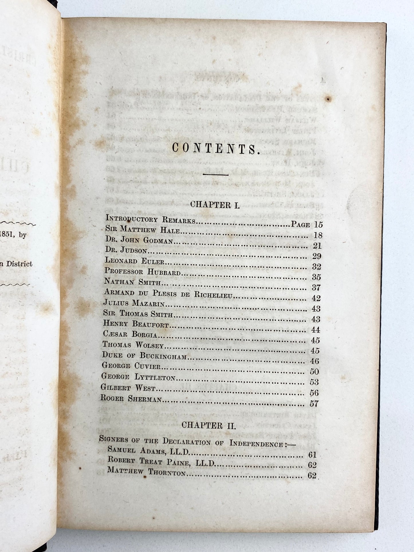 1852 MERRITT CALDWELL. The Faith the Signers of the Declaration of Independence & Founders of America.