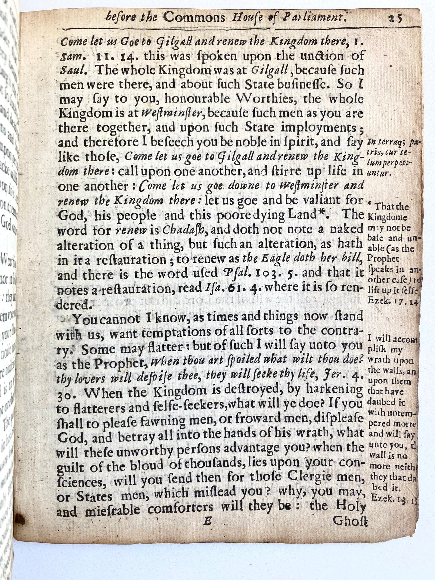 1646 NICHOLAS LOCKYER. Westminster Assembly Puritan Preaches on the Need for Just and Robust Government.