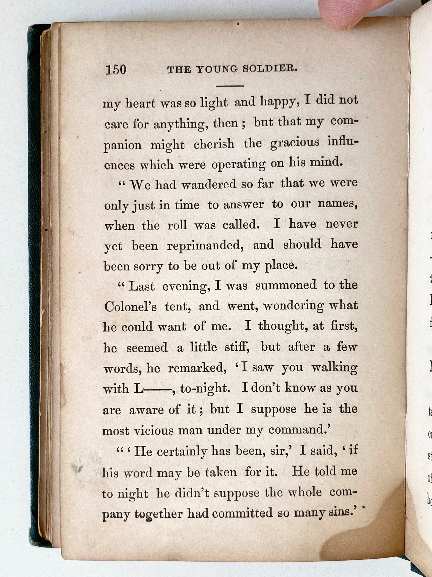 1862 CIVIL WAR. The Young Soldier - 17 Year Old Christian Soldier Evangelizes Union Army!