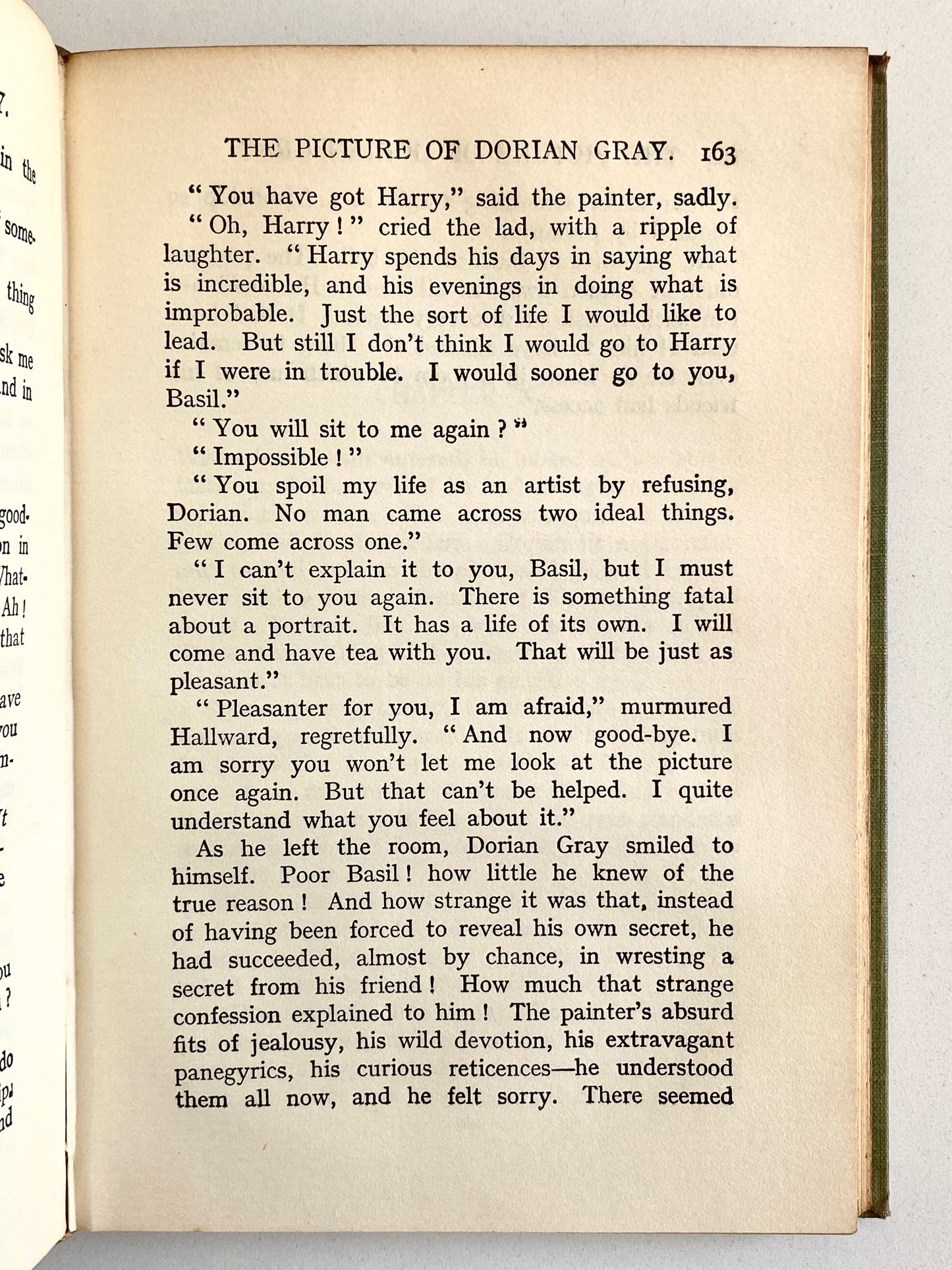 1910 OSCAR WILDE. The Picture of Dorian Gray. Fine Arts & Crafts Vellum Binding.