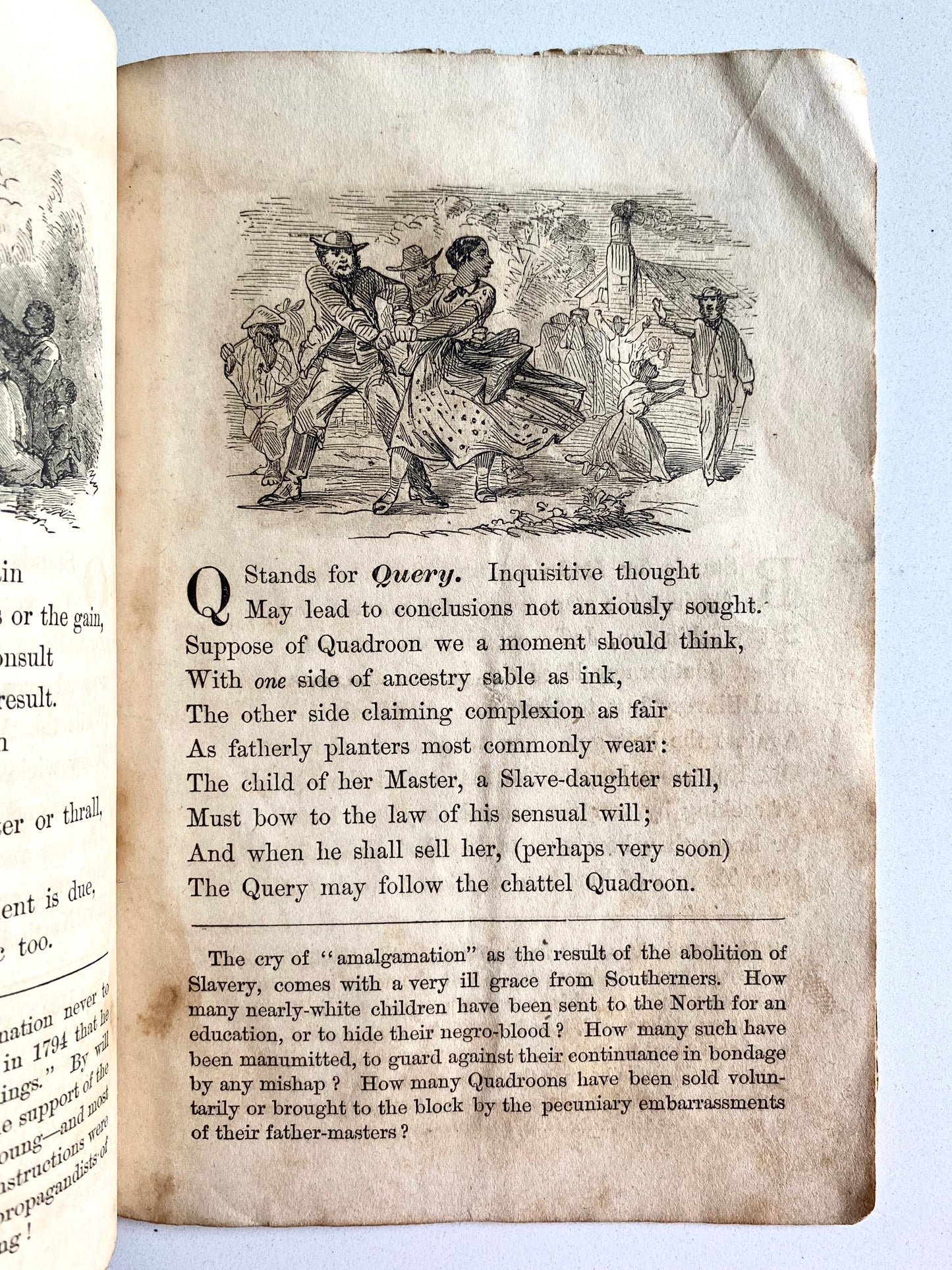 1864 CIVIL WAR & SLAVERY. An Abolitionist Anti-Slavery Primer for the Young. Abolition Provenance.
