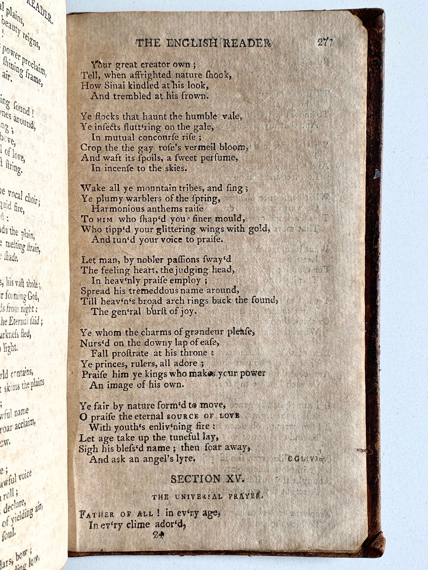1816 LINDLEY MURRAY. Readings to Inculcate Piety and Virtue - Owned by Daughter of "Submit Butts"