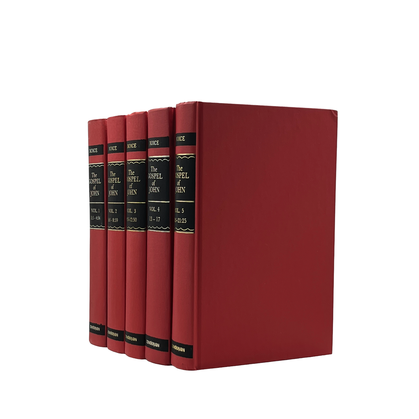 1980 JAMES MONTEGOMERY BOICE. Vols. 1-5 The Gospel of John an Expositional Comme