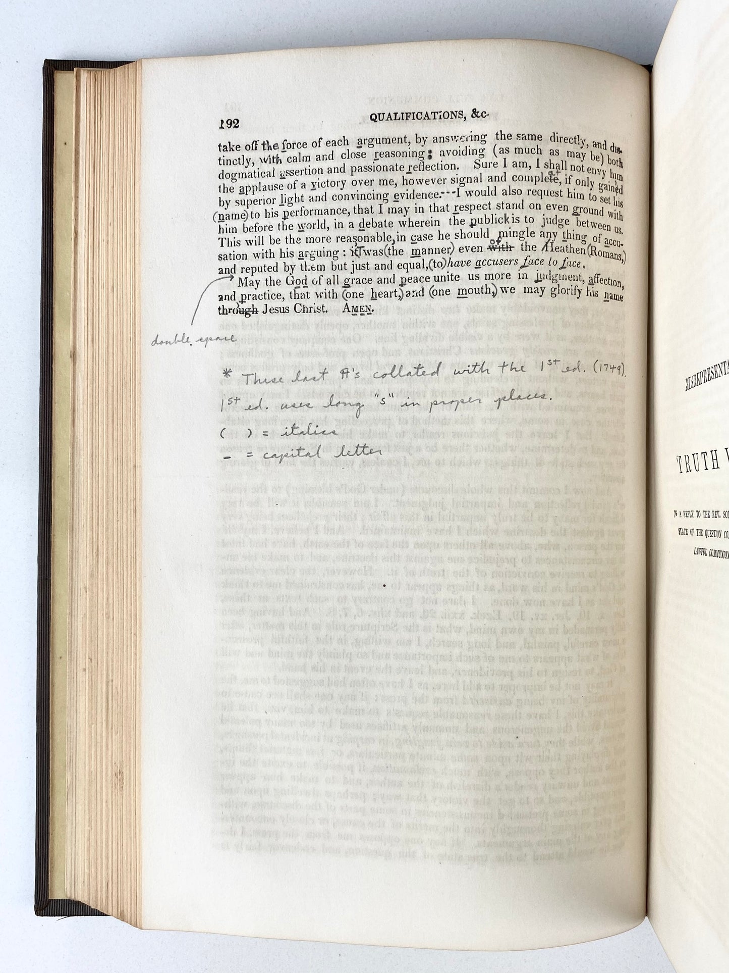 1850 JONATHAN EDWARDS. The Complete Works of President Edwards in Four Volumes. Superb Set.