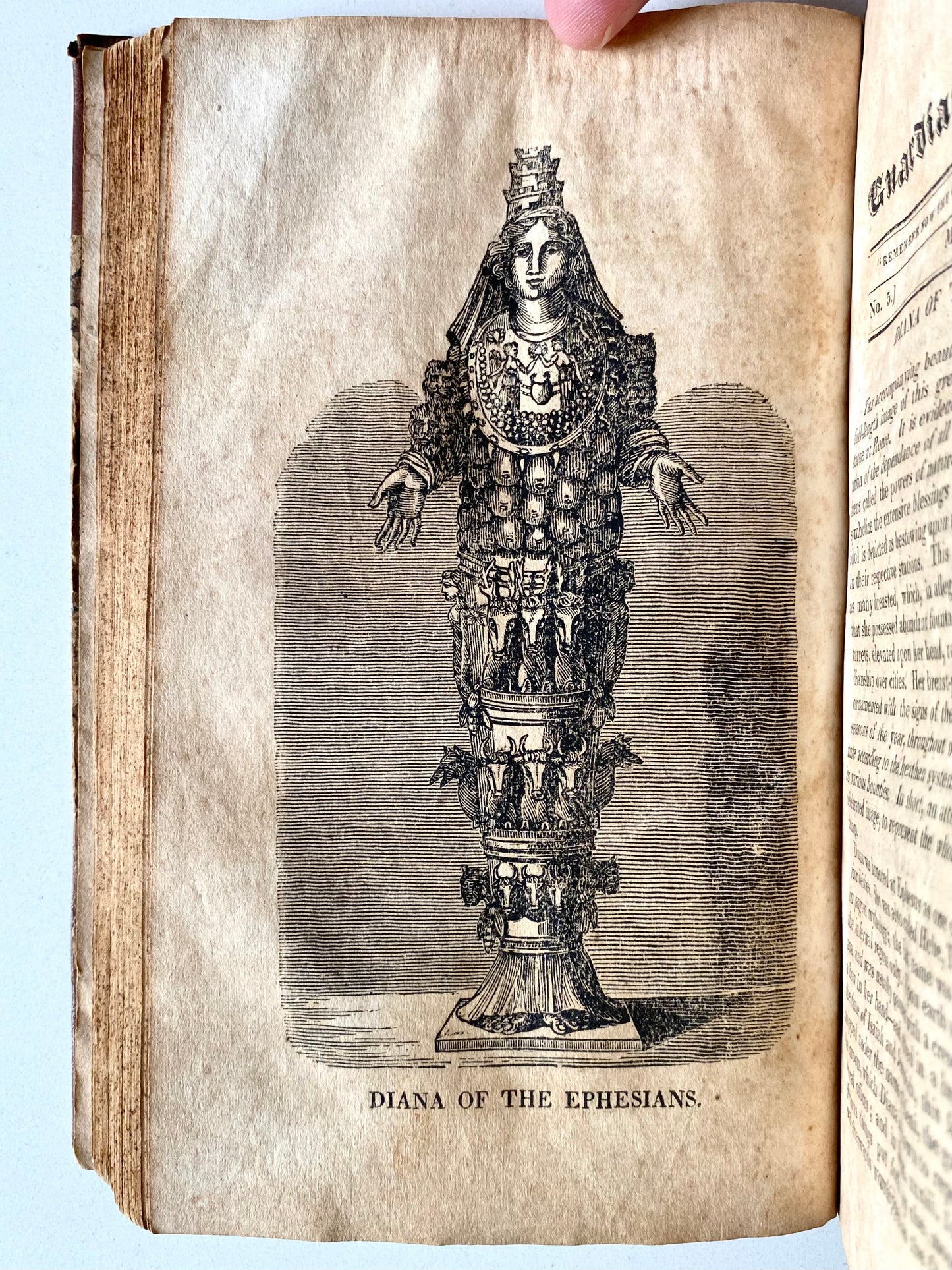 1827 GUARDIAN AND MONITOR FOR RISING GENERATION. Hawaii, Woodcuts, Missionaries, Slavery.