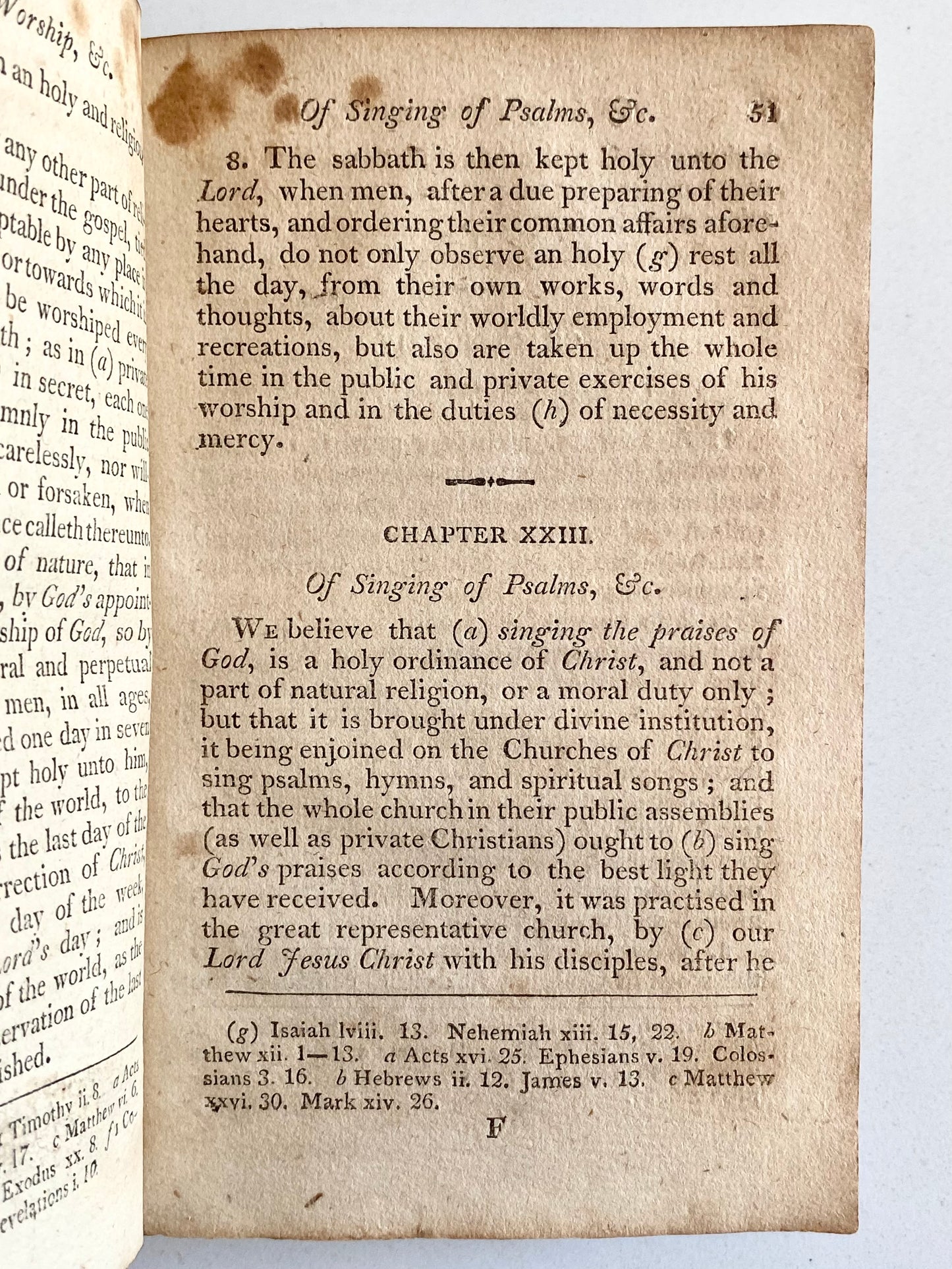 1742/1810 BAPTIST CONFESSION. Rare Early American Edition of Baptist Confession of Faith w/Extras!