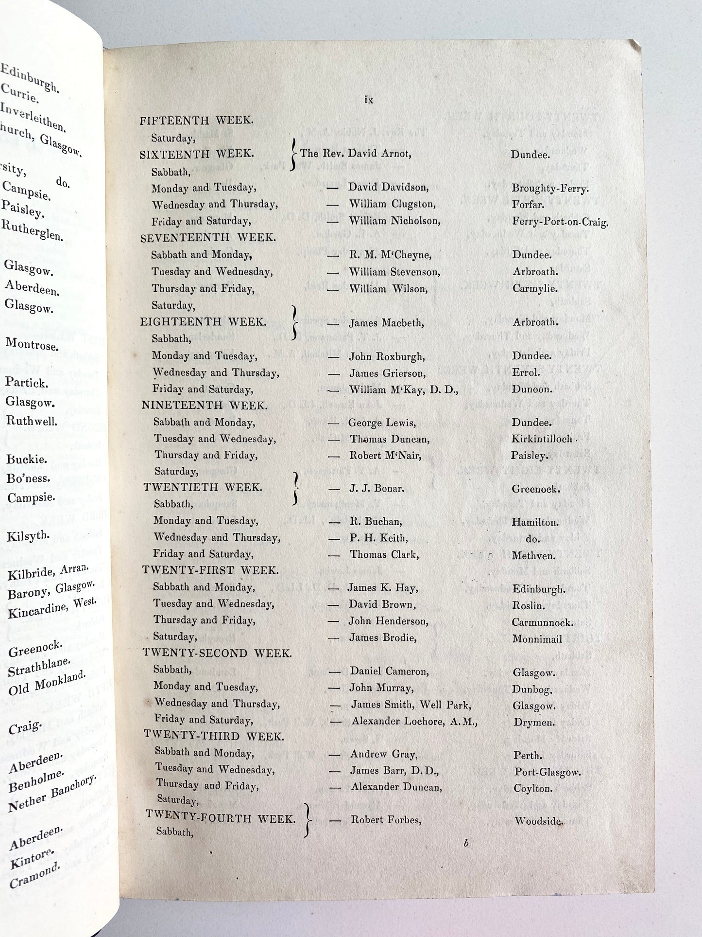 1841 SCOTTISH DIVINES. Daily Readings by M'Cheyne, Bonar, Fairbarn, etc. Superb!