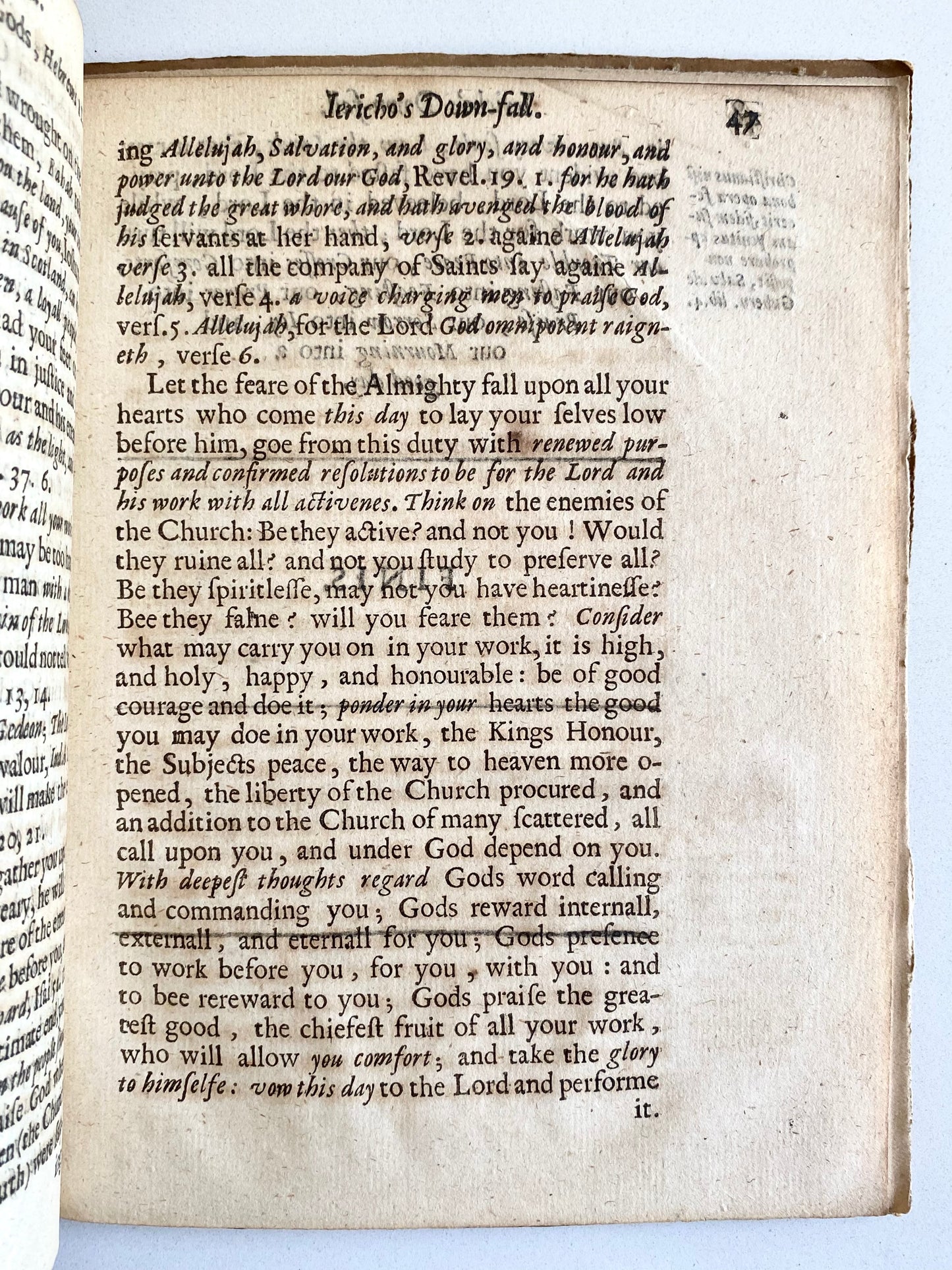 1643 THOMAS WILSON. The Downfall of Jericho - Gospel Preachers the Salvation of a Nation!