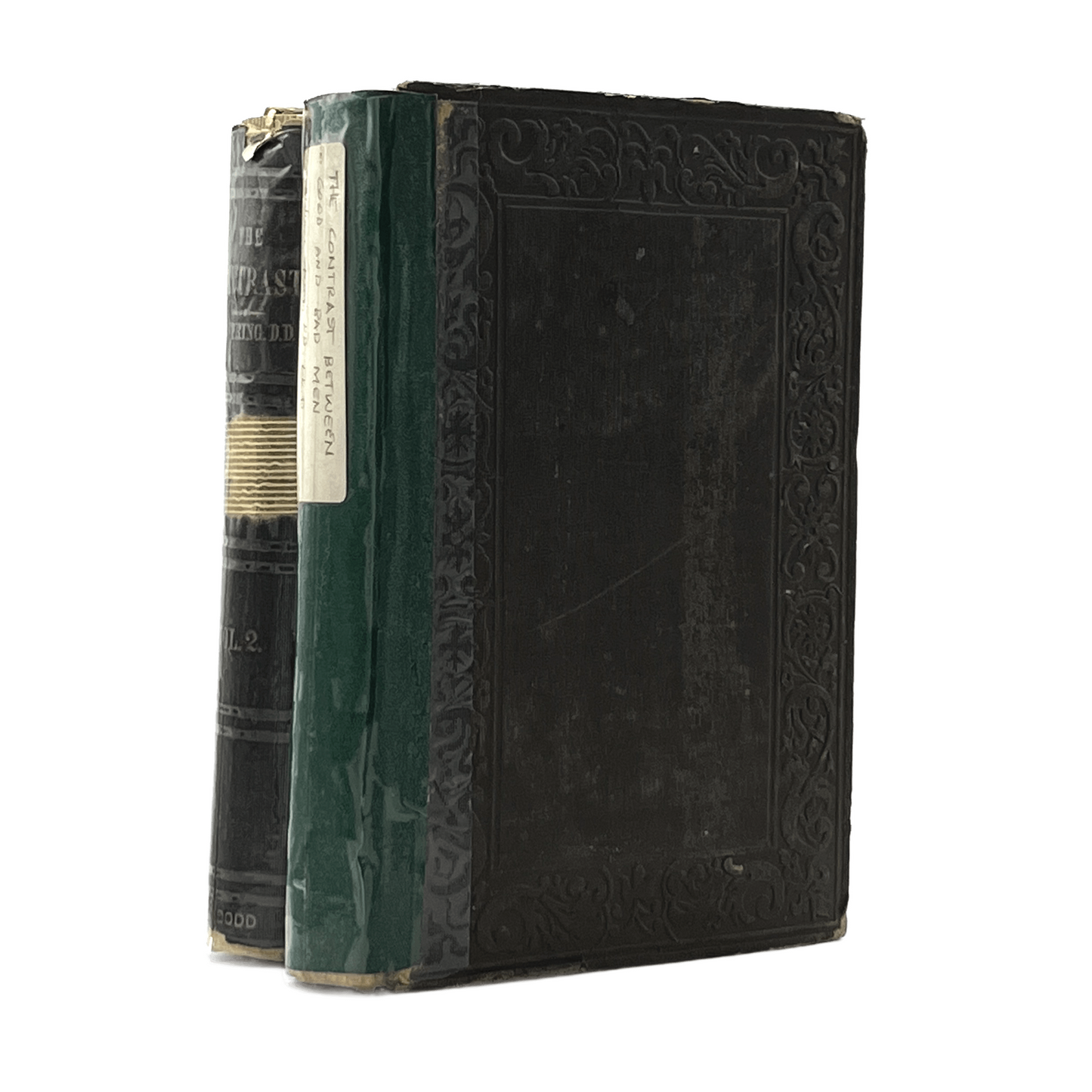 1855 GARDINER SPRING. The Contrast Between Good and Bad Men Vols 1& 2