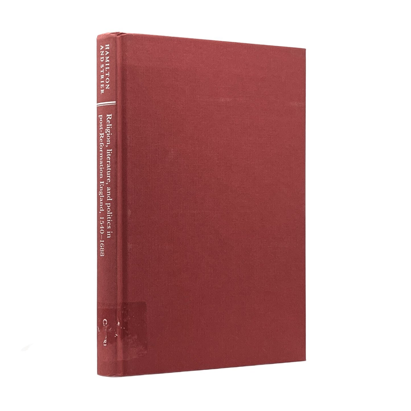 1996 HAMILTON & STRIER. Religion, Literature, & Politics in Post- Reformation En