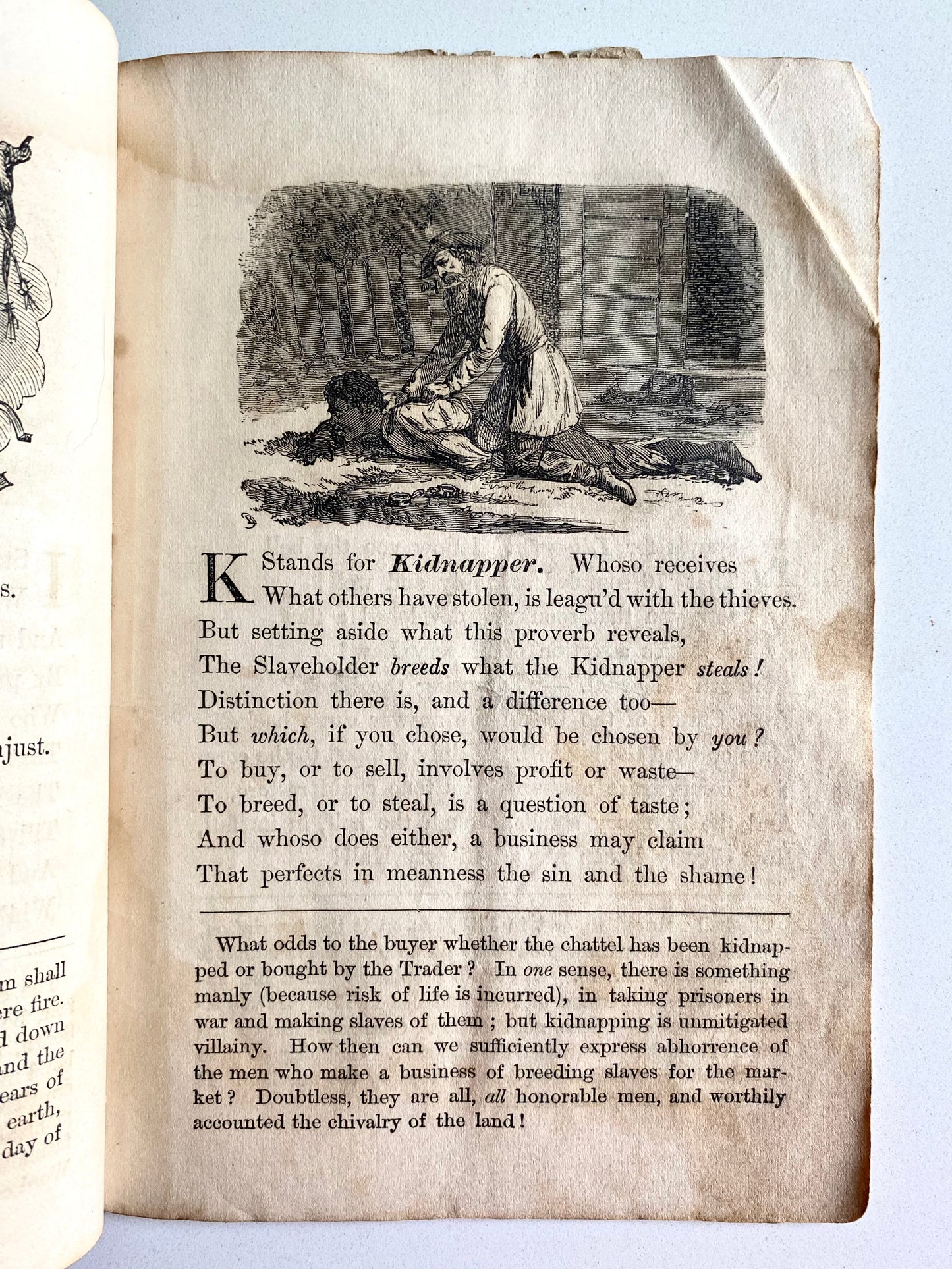 1864 CIVIL WAR & SLAVERY. An Abolitionist Anti-Slavery Primer for the Young. Abolition Provenance.