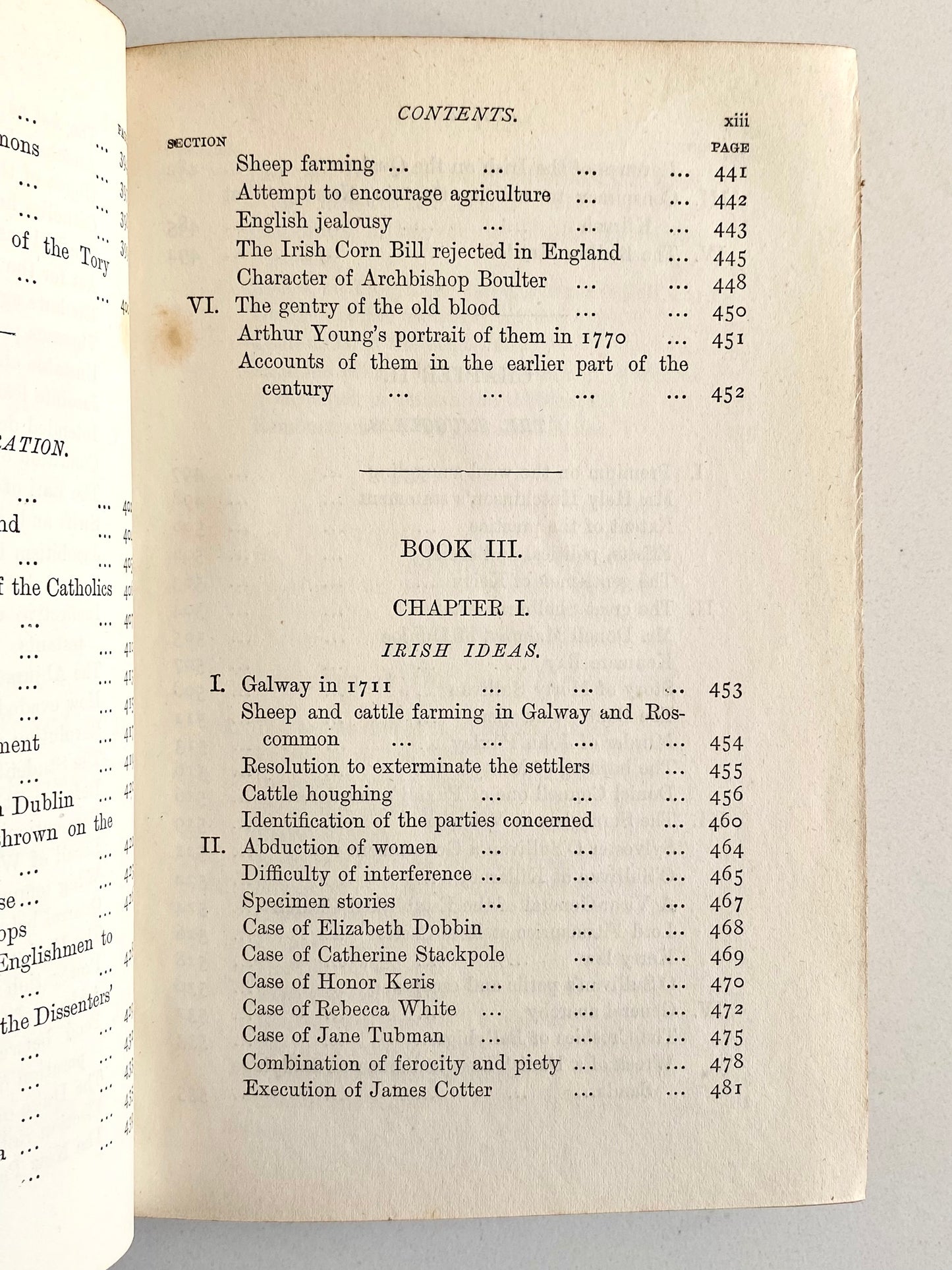 1881 J. A. FROUDE. History of Anarchy, Revolution, and Independence in Ireland.