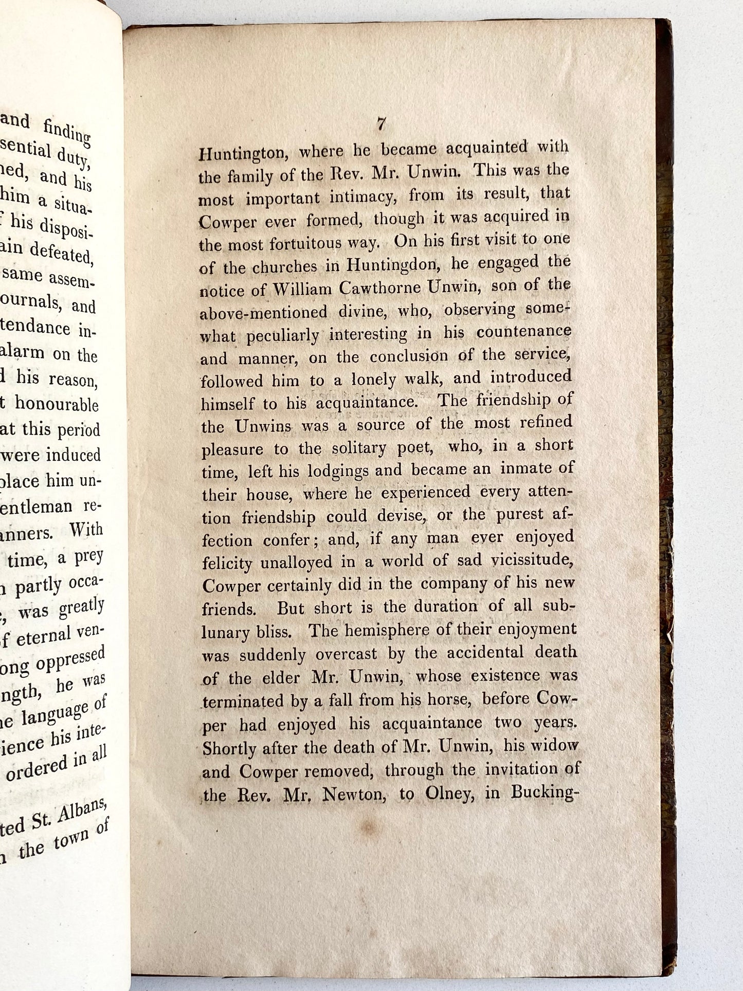 1804 WILLIAM COWPER. Beautifully Illustrated Life of Hymnist & Abolitionist, William Cowper.