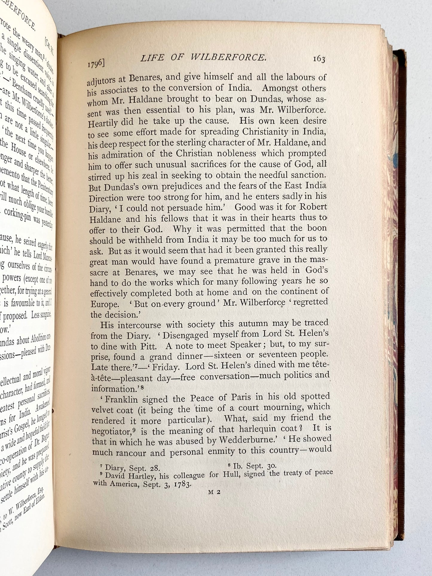 1872 WILLIAM WILBERFORCE. The Life of Abolitionist, William Wilberforce in Fine Leather Binding.