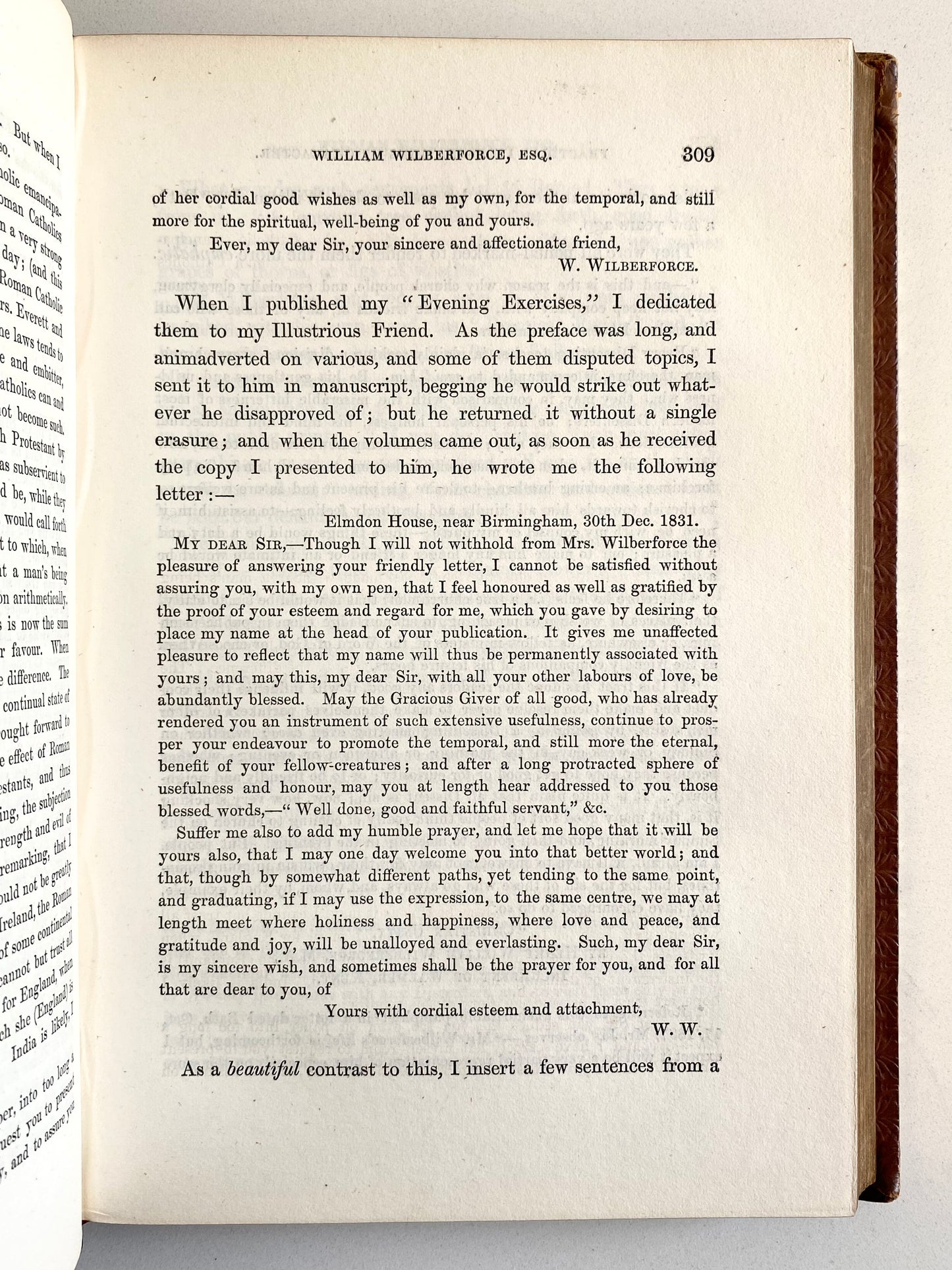 1854 WILLIAM JAY. Autobiography of Rev. William Jay.