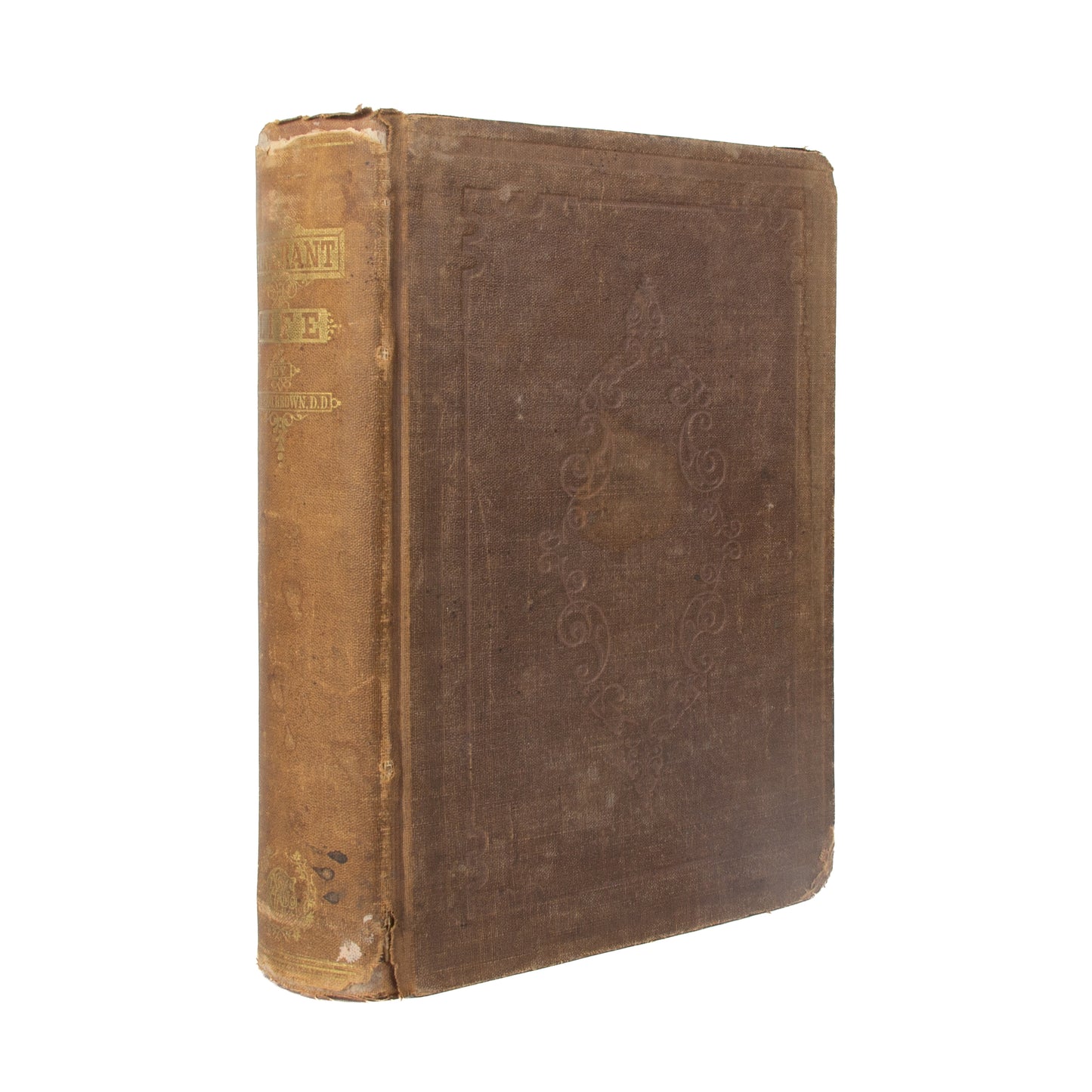 1868 GEORGE BROWN. Rare Second Great Awakening Memoir - Circuit Preacher - Abolition & Slavery.