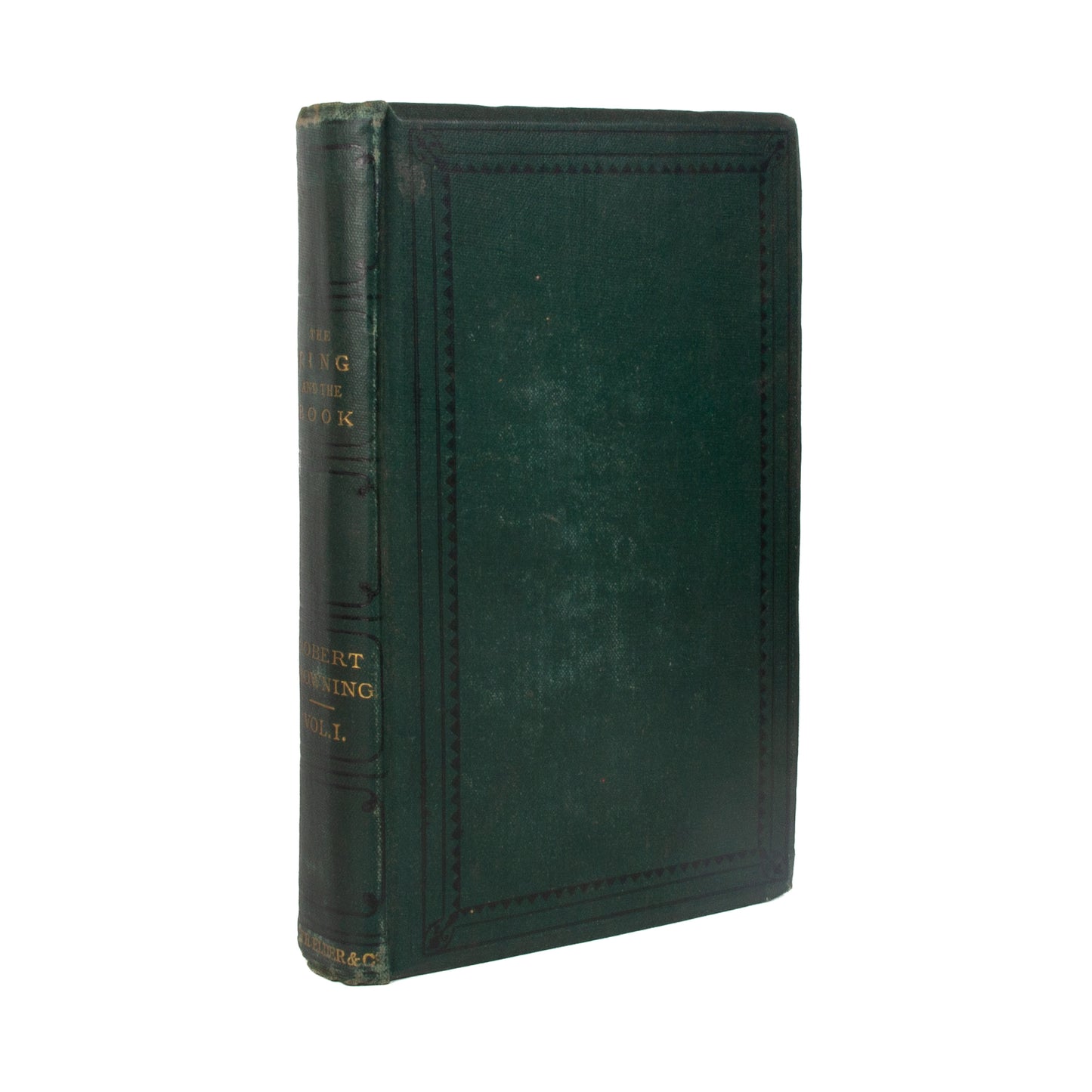 1868-69 ROBERT BROWNING. The Ring and the Book. First Edition in Custom Vertical Clamshell Box.
