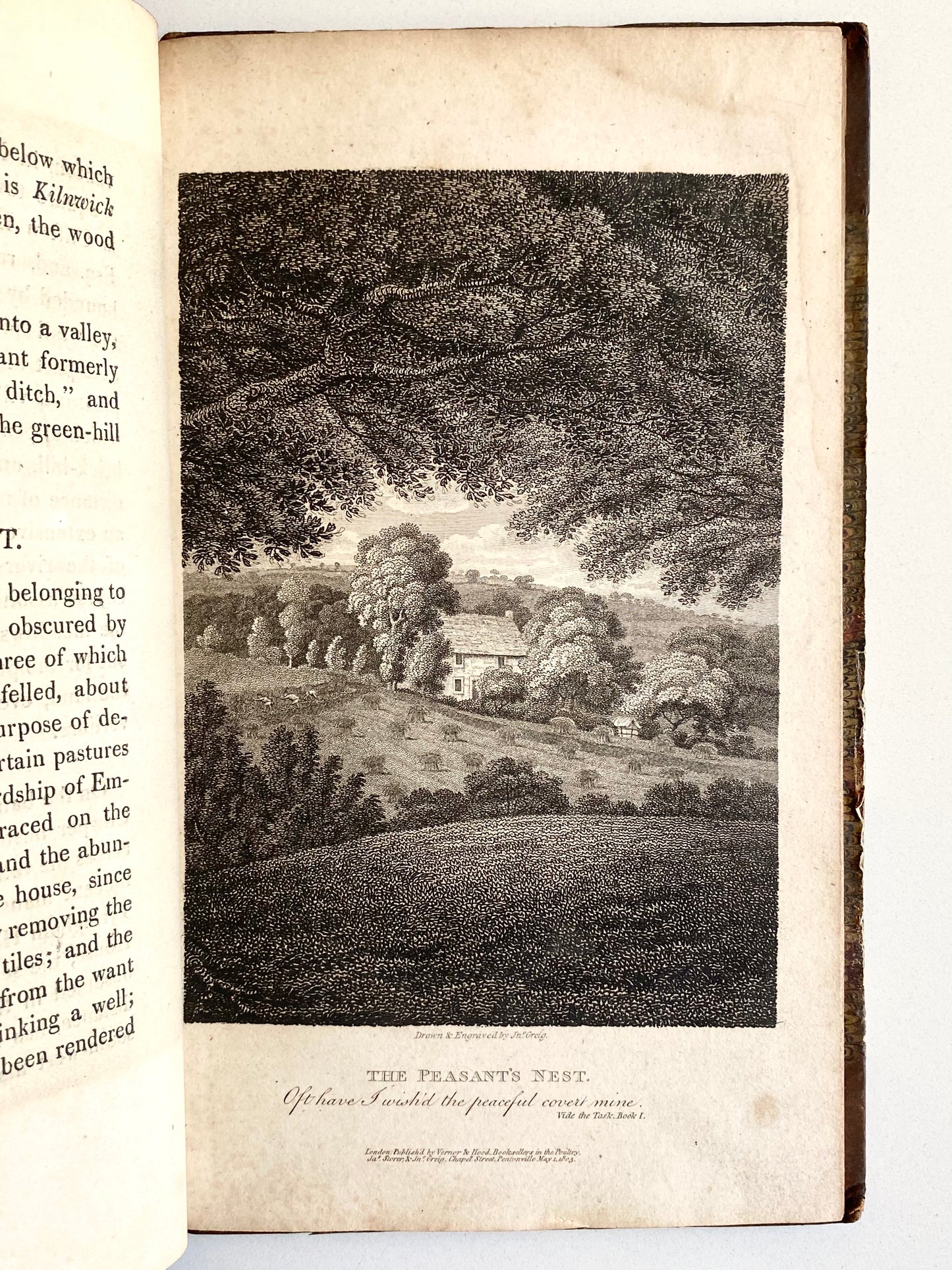 1804 WILLIAM COWPER. Beautifully Illustrated Life of Hymnist & Abolitionist, William Cowper.