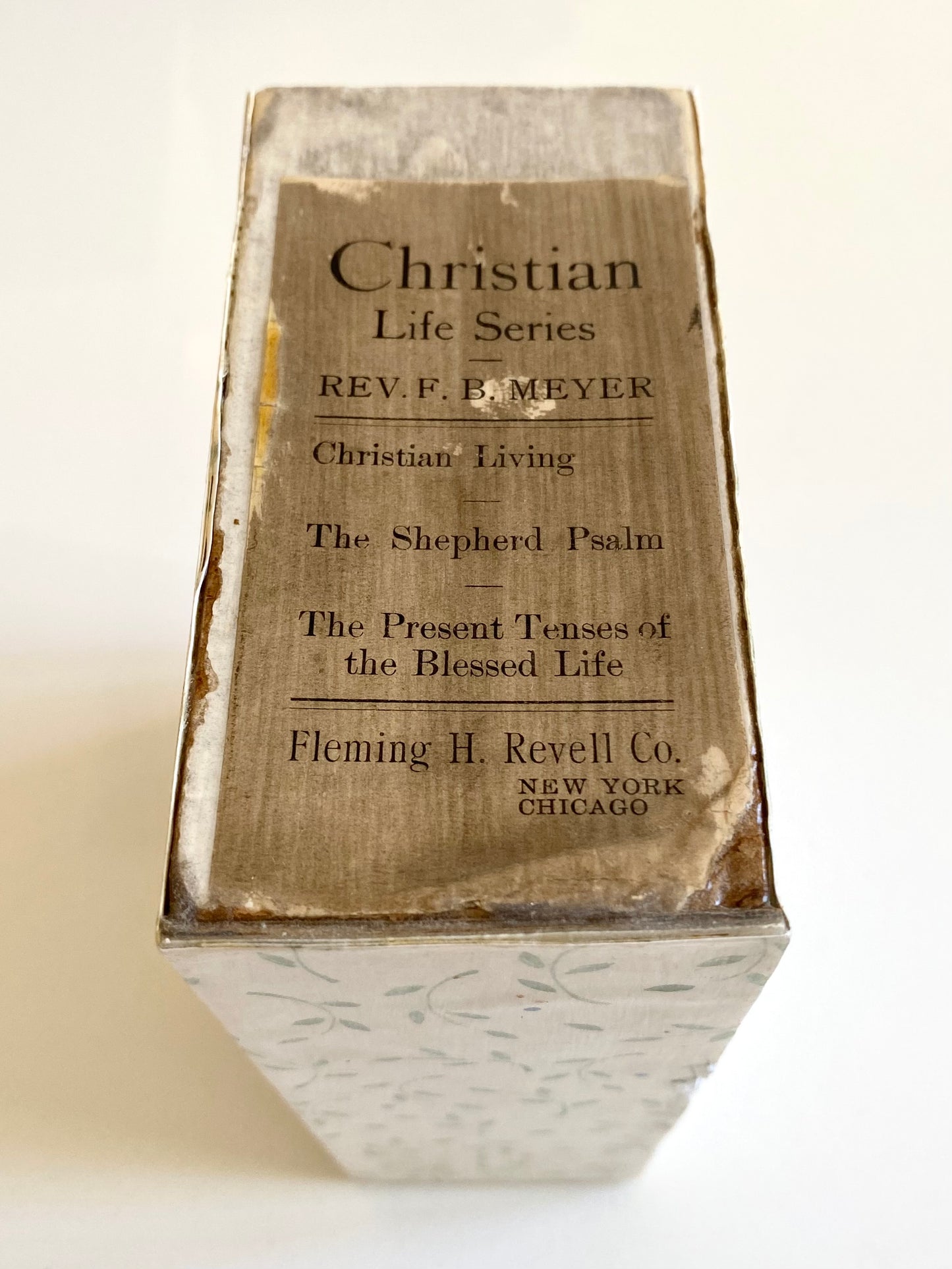 1892 F. B. MEYER. Rare Three Volume Box Set. "The Christian Life Series" in Matching Victorian Bindings.