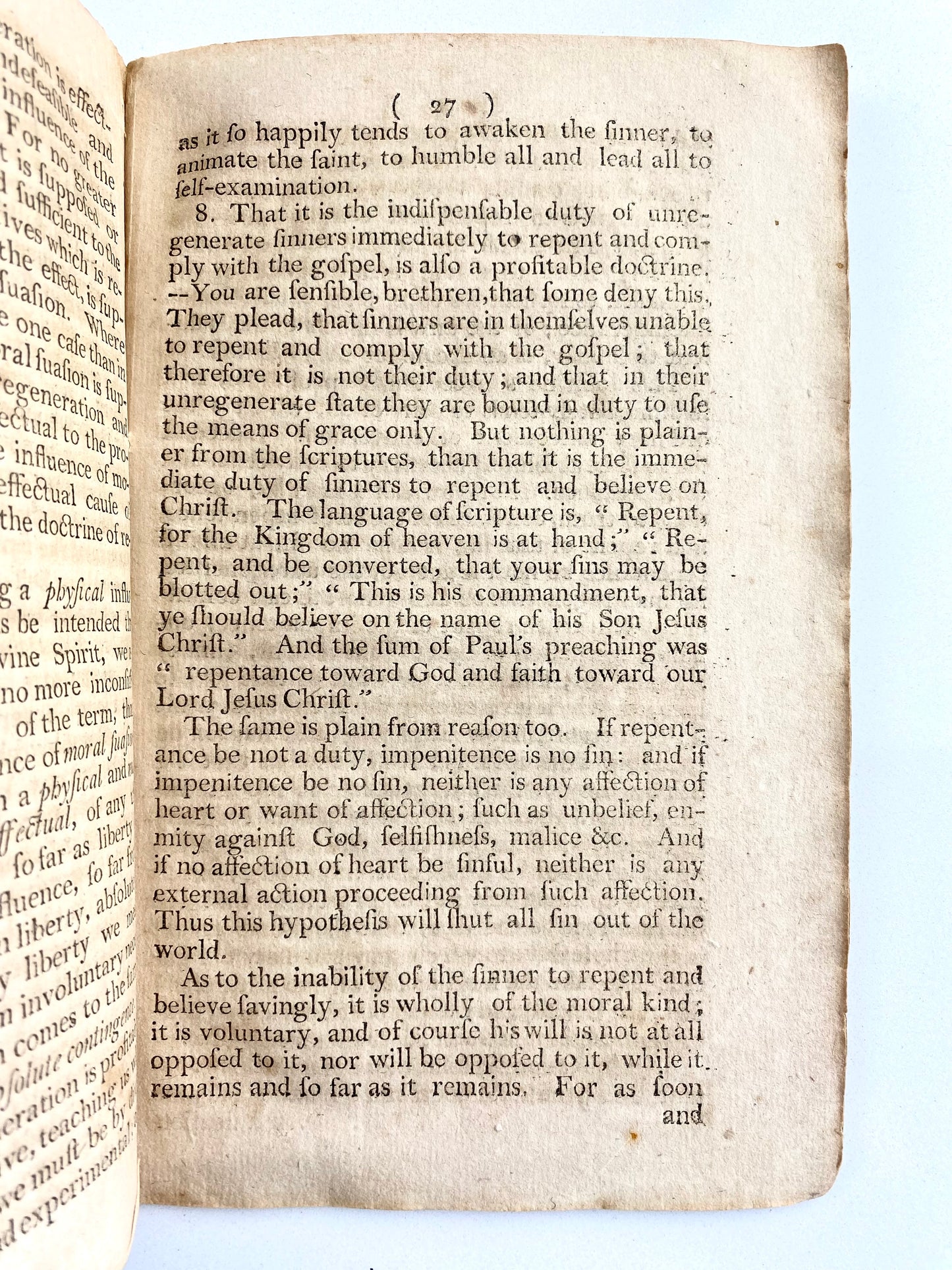 1792 JONATHAN EDWARDS. All Divine Truth Profitable. A Charge at the Ordination of Dan Bradley.