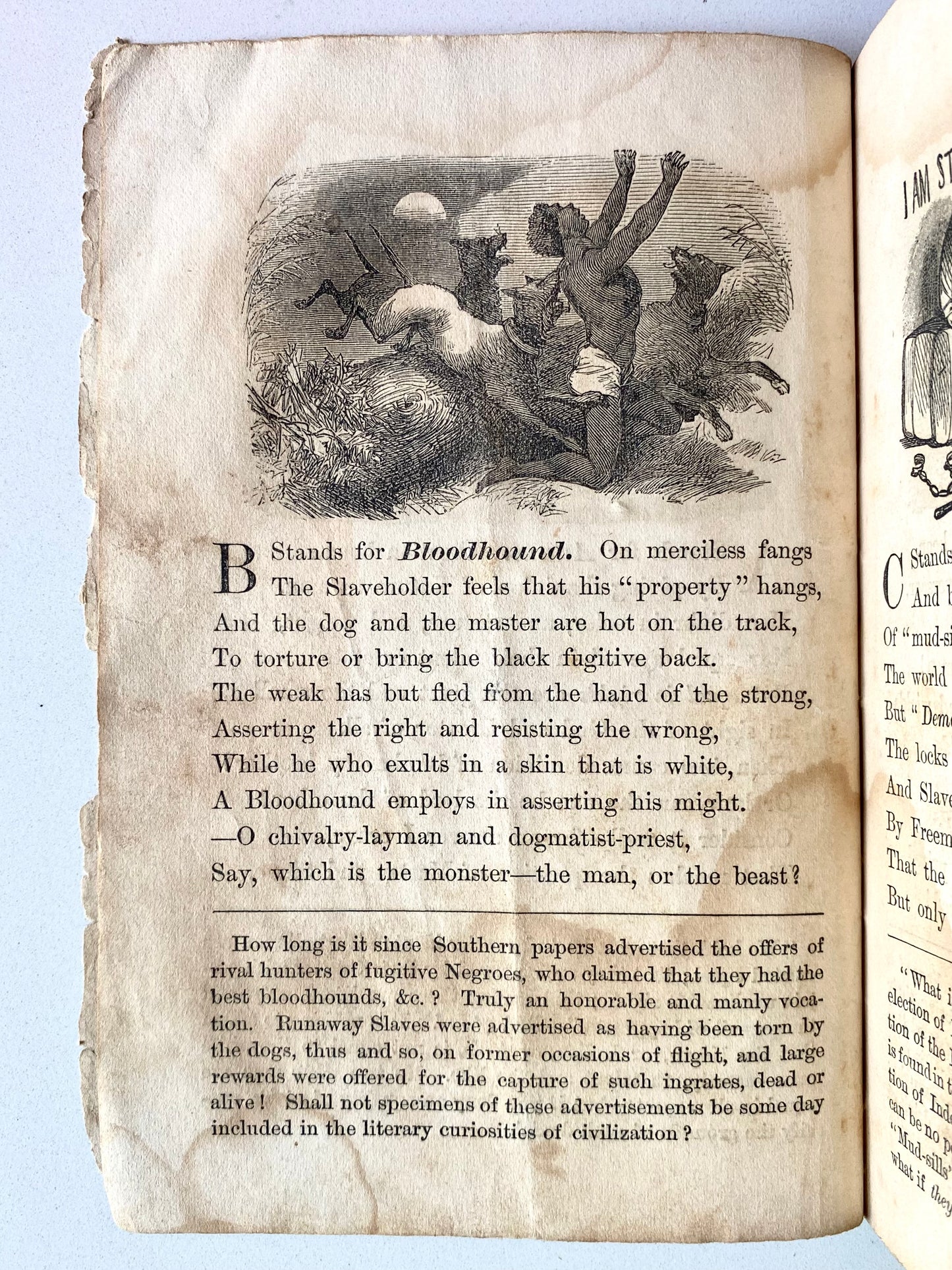 1864 CIVIL WAR & SLAVERY. An Abolitionist Anti-Slavery Primer for the Young. Abolition Provenance.