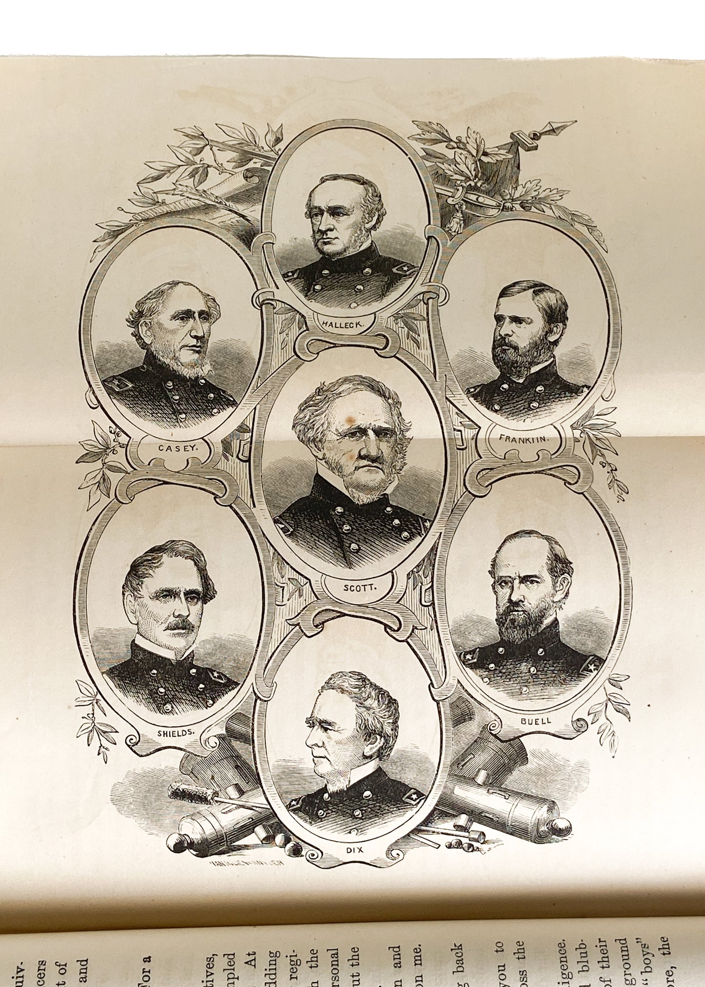 1867 CIVIL WAR. Lavishly Illustrated Early History Focused on Soldier Life, Loss, Victories, etc.