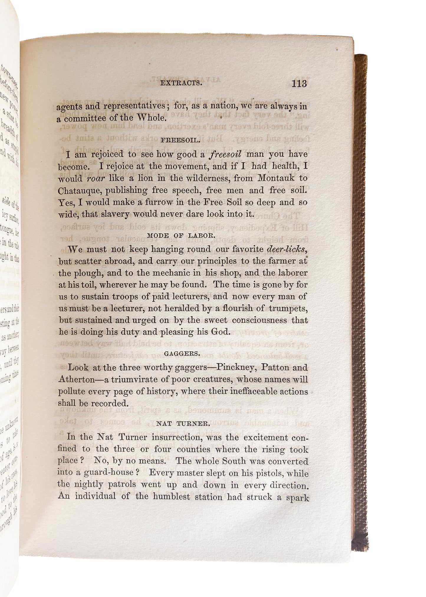 1860 ALVAN STEWART. The Anti-Slavery and Underground Railroad Speeches & Actions of Alvan Stewart