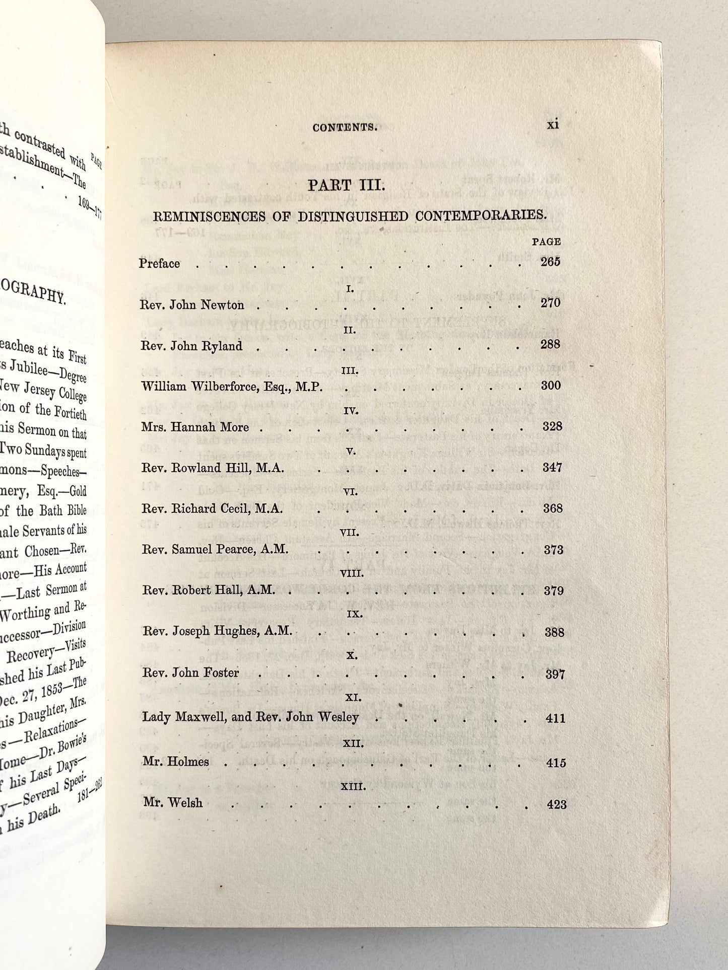 1854 WILLIAM JAY. Autobiography of Rev. William Jay.