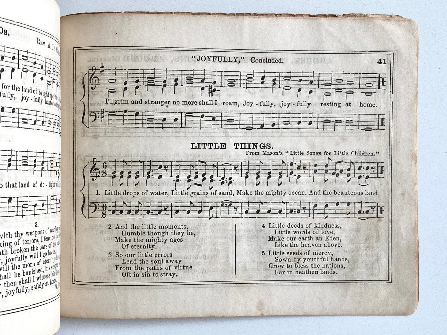 1860 J. W. DADMUN. The Eolian Harp. Hymnal for Sunday Schools & Band of Hope Temperance Meetings.