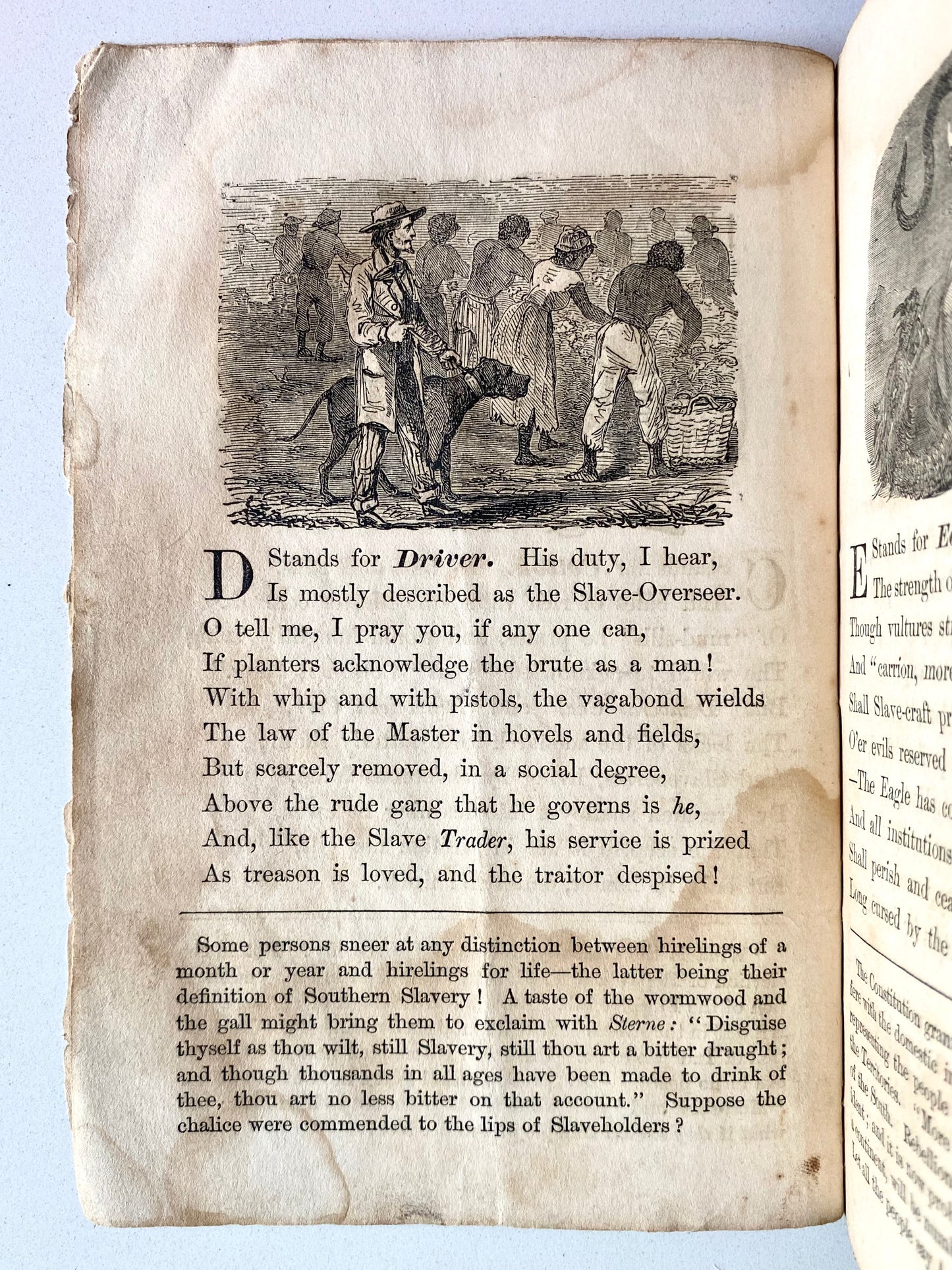 1864 CIVIL WAR & SLAVERY. An Abolitionist Anti-Slavery Primer for the Young. Abolition Provenance.