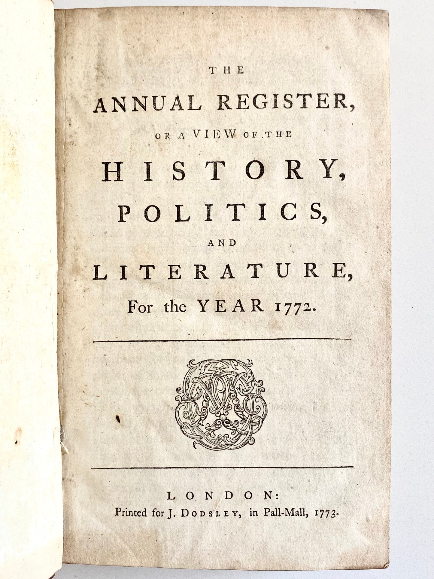 1772 PHILLIS WHEATLEY. First Edition of "On Recollection" and Her First Published Poem!