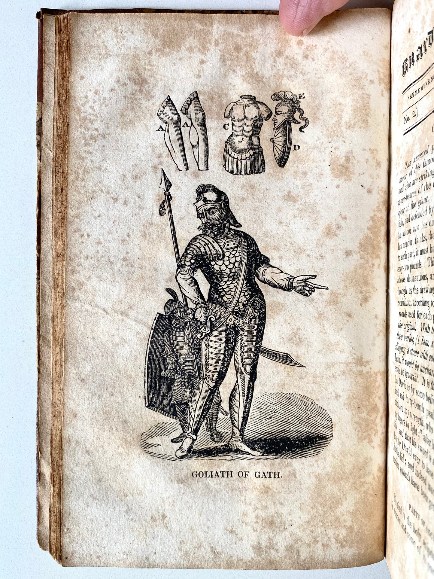 1827 GUARDIAN AND MONITOR FOR RISING GENERATION. Hawaii, Woodcuts, Missionaries, Slavery.