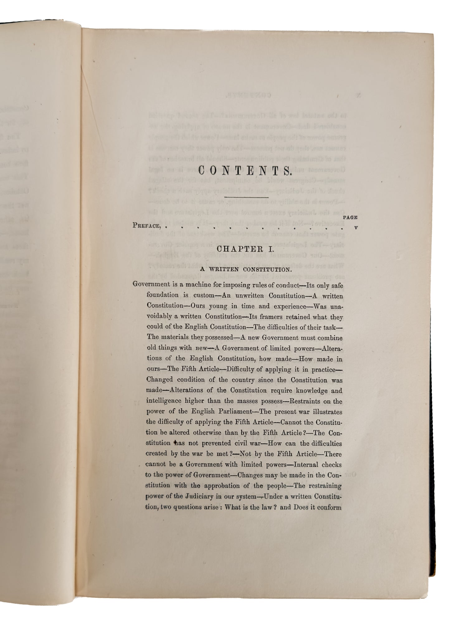 1862 SLAVERY & TRIAL OF THE CONSTITUTION. Henry Ward Beecher's Copy of Important Civil War Text.
