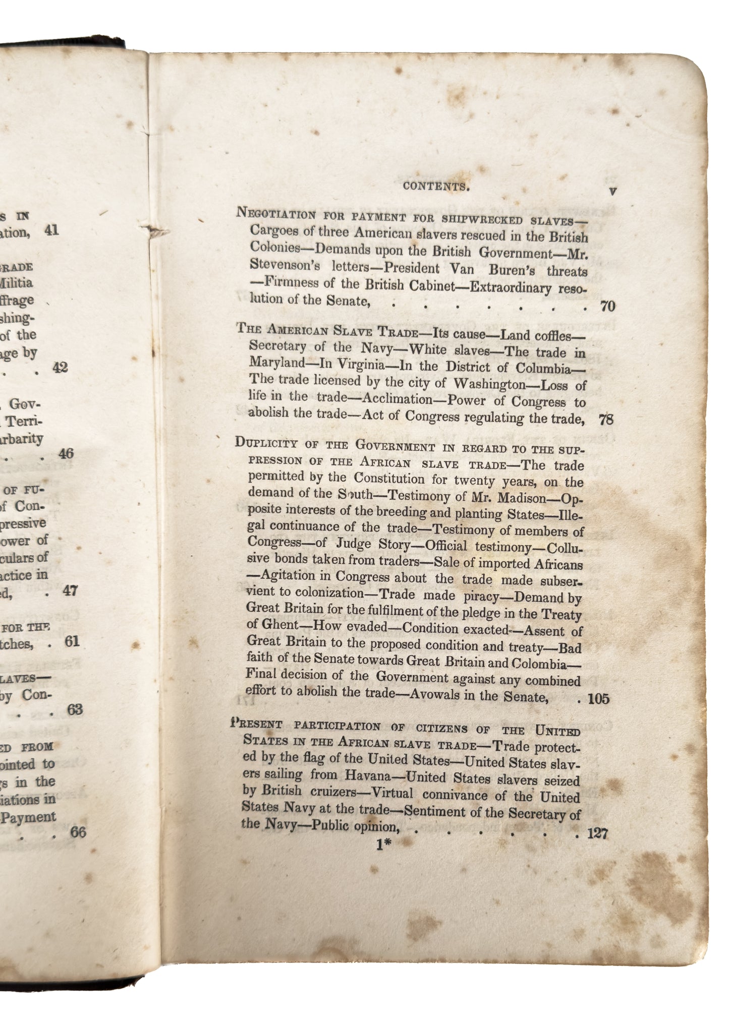 1839 WILLIAM JAY. Federal Government's Actions on Slavery - Signed Abolitionist Gerrit Smith.