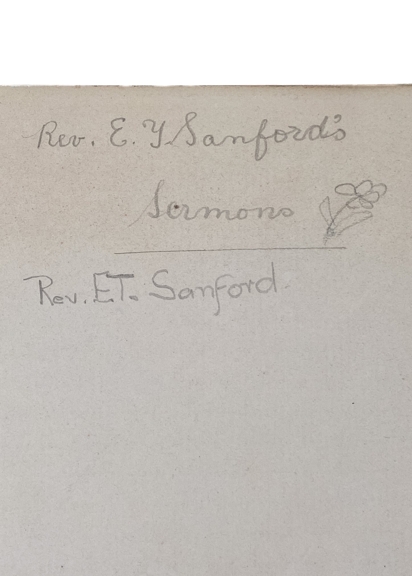 1886-1892 WESLEYAN SERMONS. 320pp Manuscript of 76 Sermons by Wesleyan Circuit Preacher.