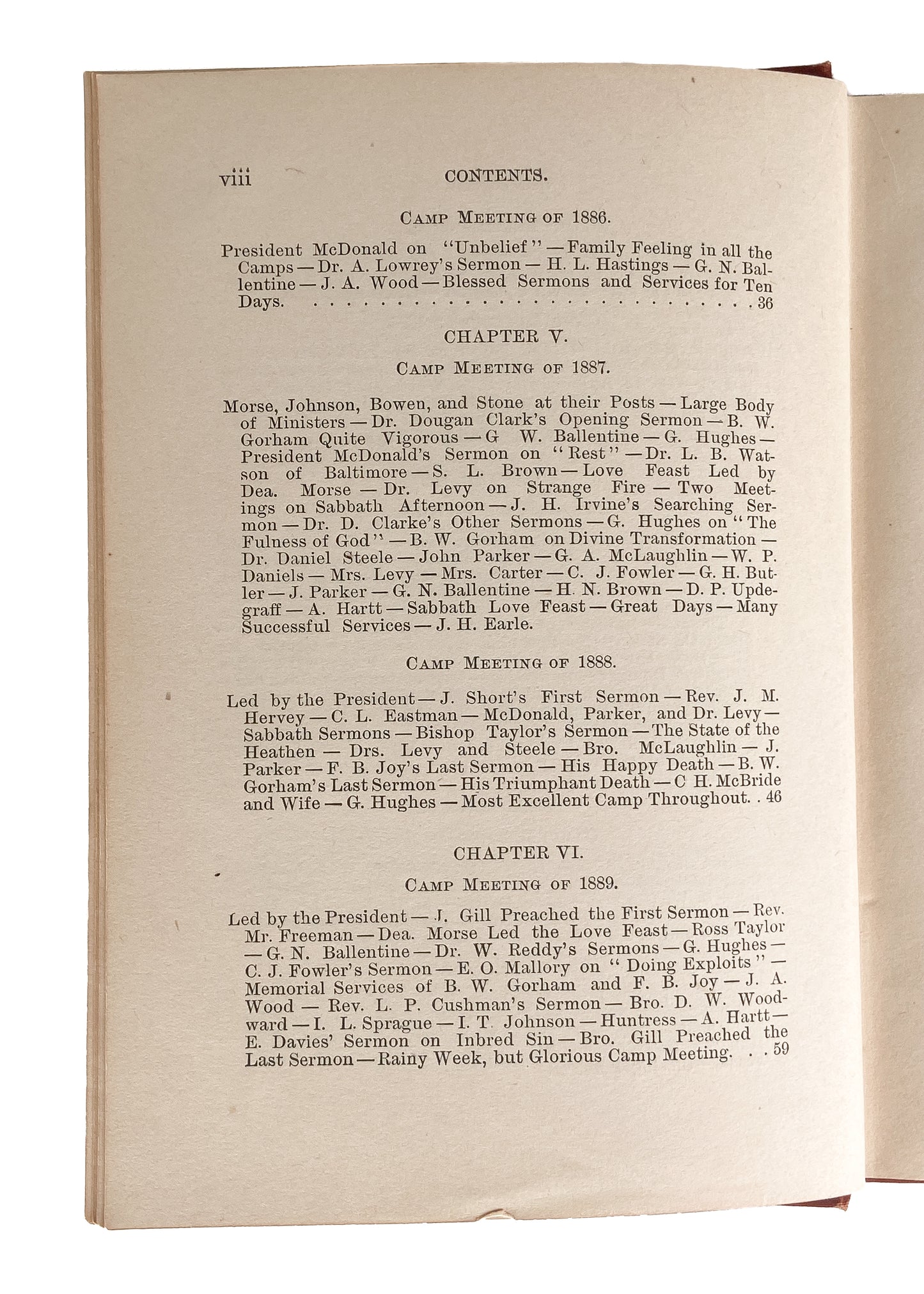 1890 DOUGLAS CAMP-MEETING. Illustrated History of Holiness & Revival Camp-Meeting.