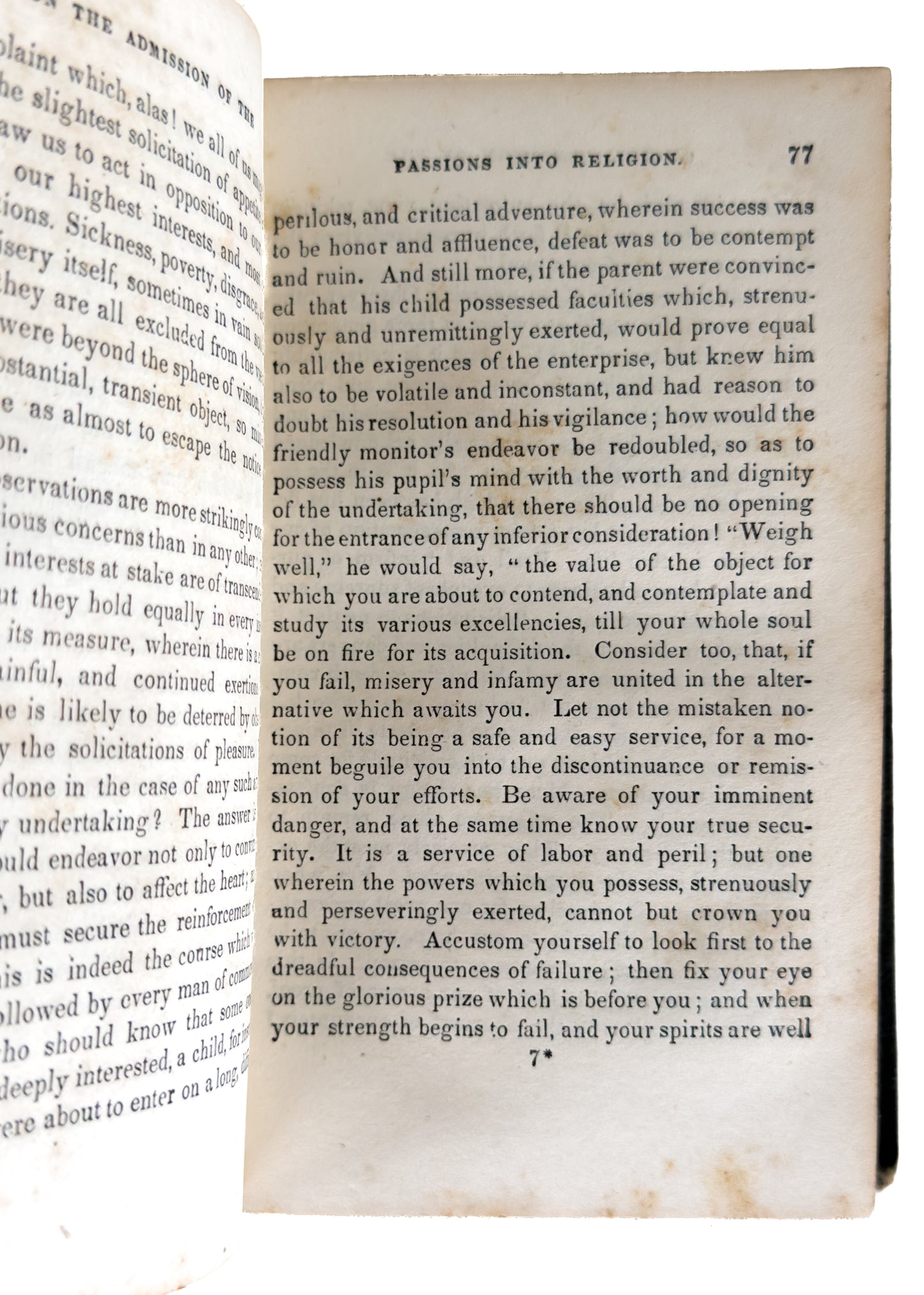 1830 WILLIAM WILBERFORCE. True and False Christianity Contrasted. Nice 1/4 Leather.