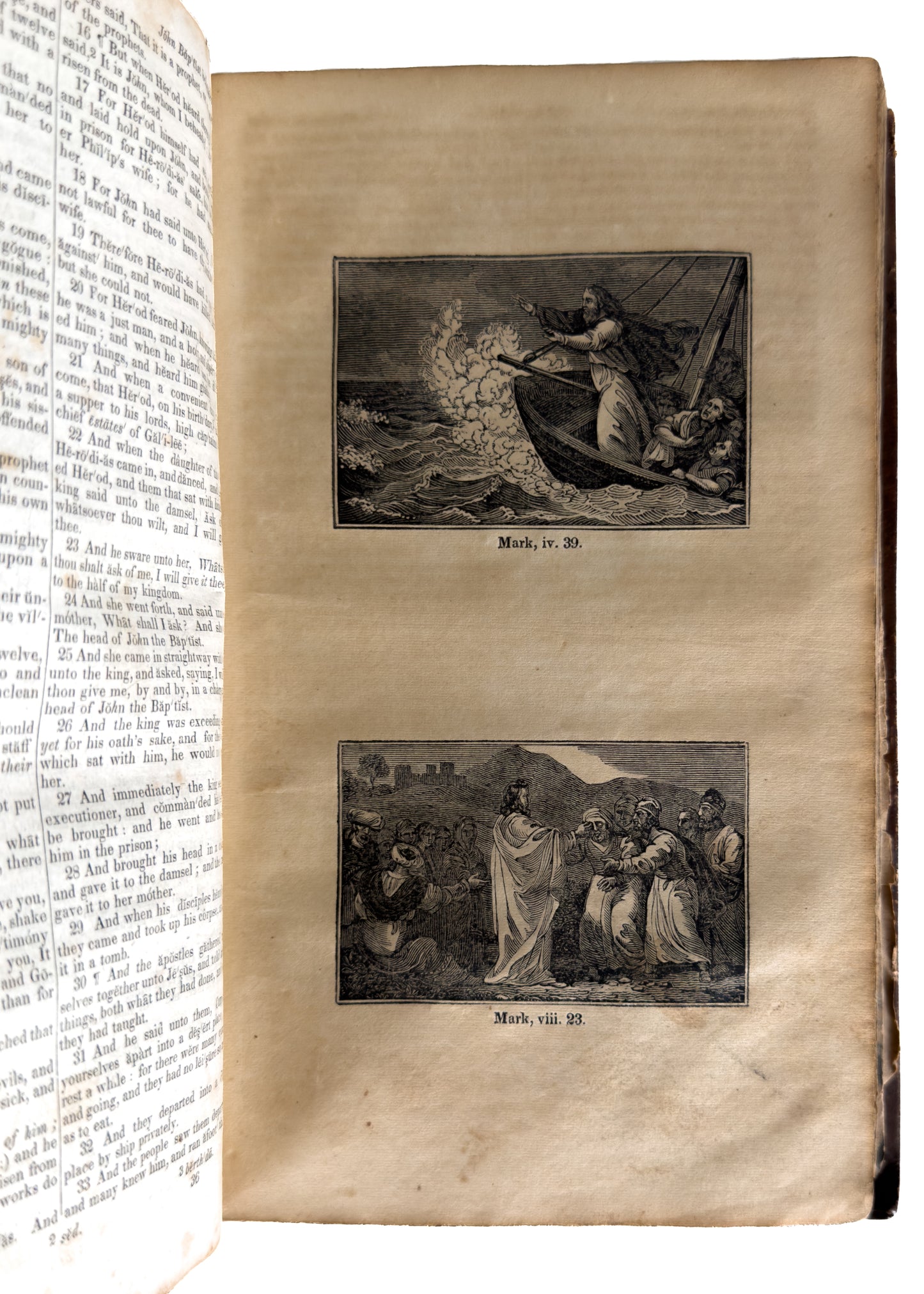 1826 PRONOUNCING BIBLE. Provenance to Influential Early Abortion Death and Court Case.