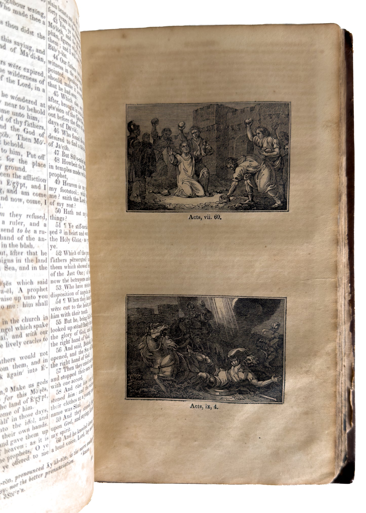 1826 PRONOUNCING BIBLE. Provenance to Influential Early Abortion Death and Court Case.