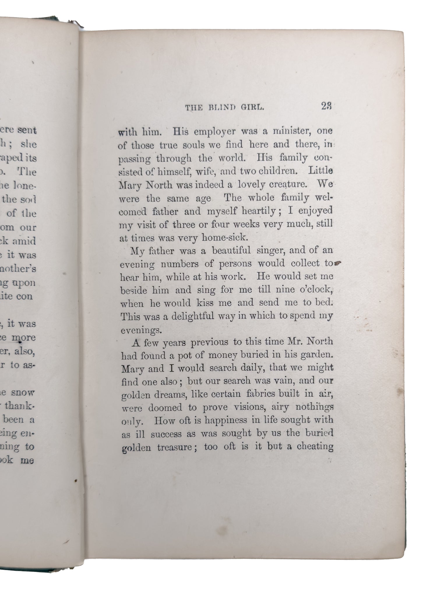 1859 MARY L. DAY. Incidents in the Life of a Blind Girl - Education for the Blind, &c.