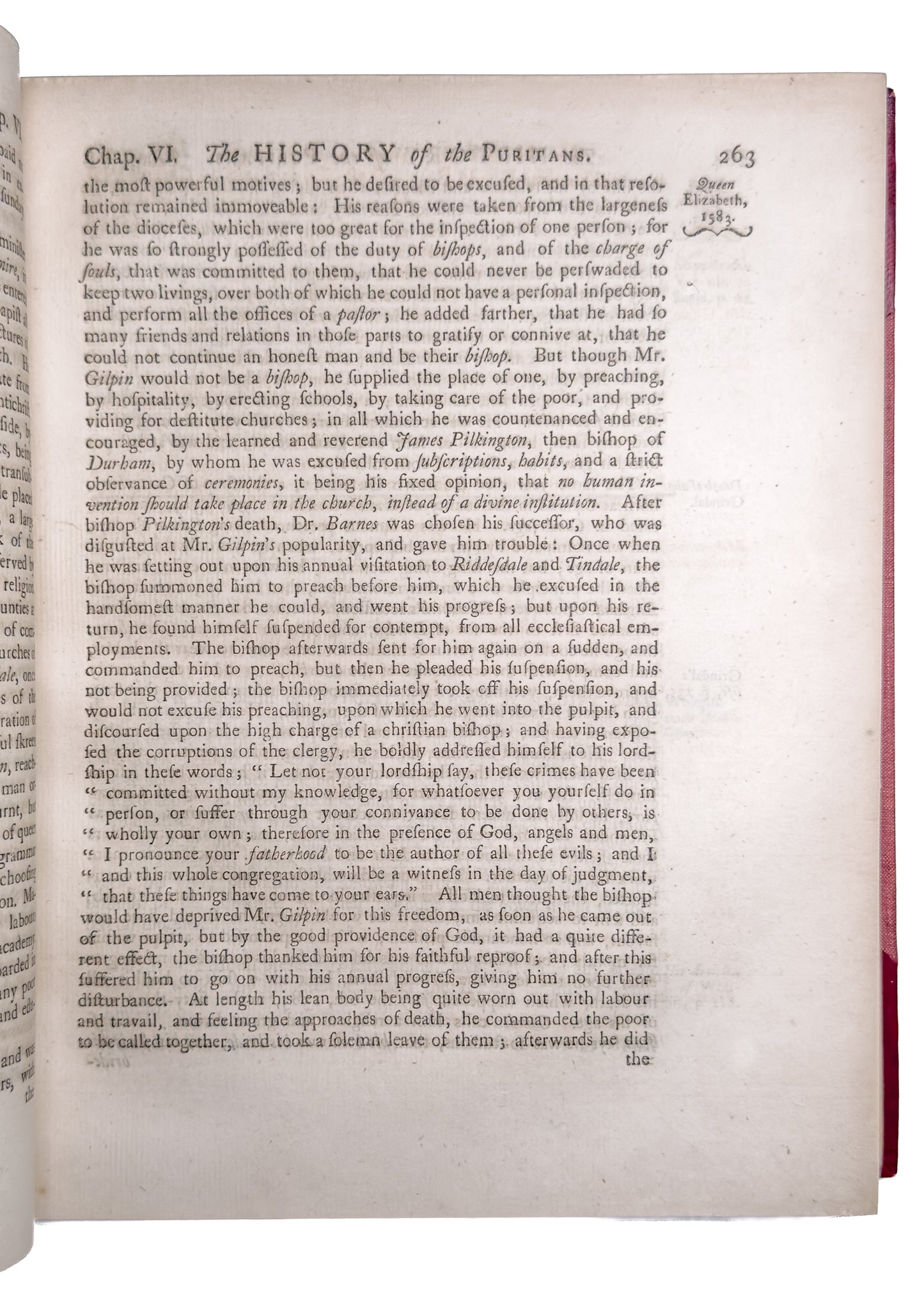 1754 DANIEL NEAL. The History of the Puritans or Protestant Non-Conformists from the Reformation Forward. Superb.