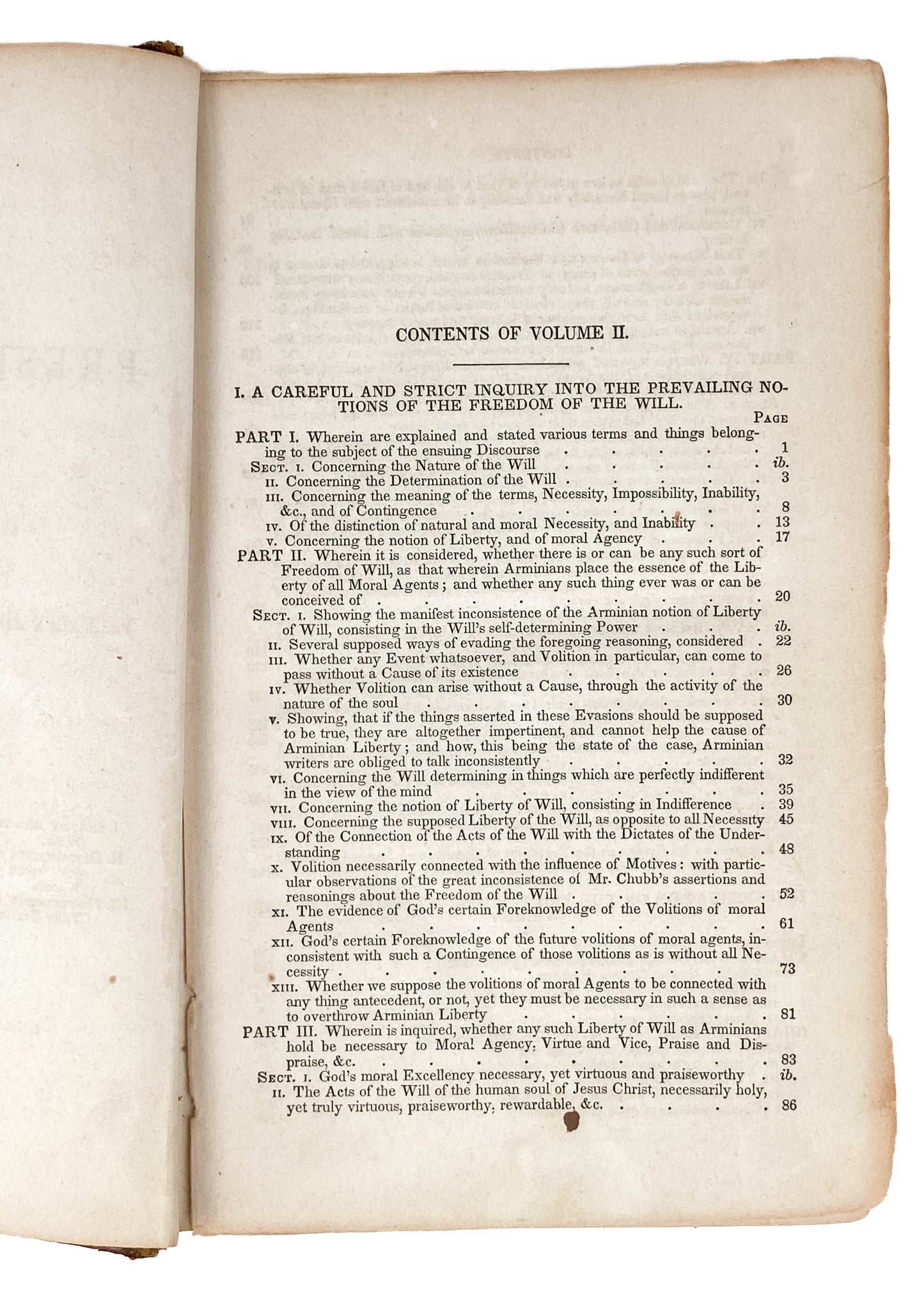 1844 JONATHAN EDWARDS. The Glory of God in Election, Predestination, &c. Full Leather.