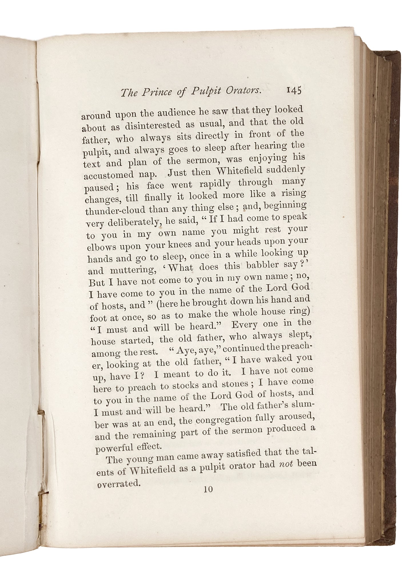 1871 GEORGE WHITEFIELD. The Prince of Pulpit Orators - Great Awakening Anecdotes & Incidents