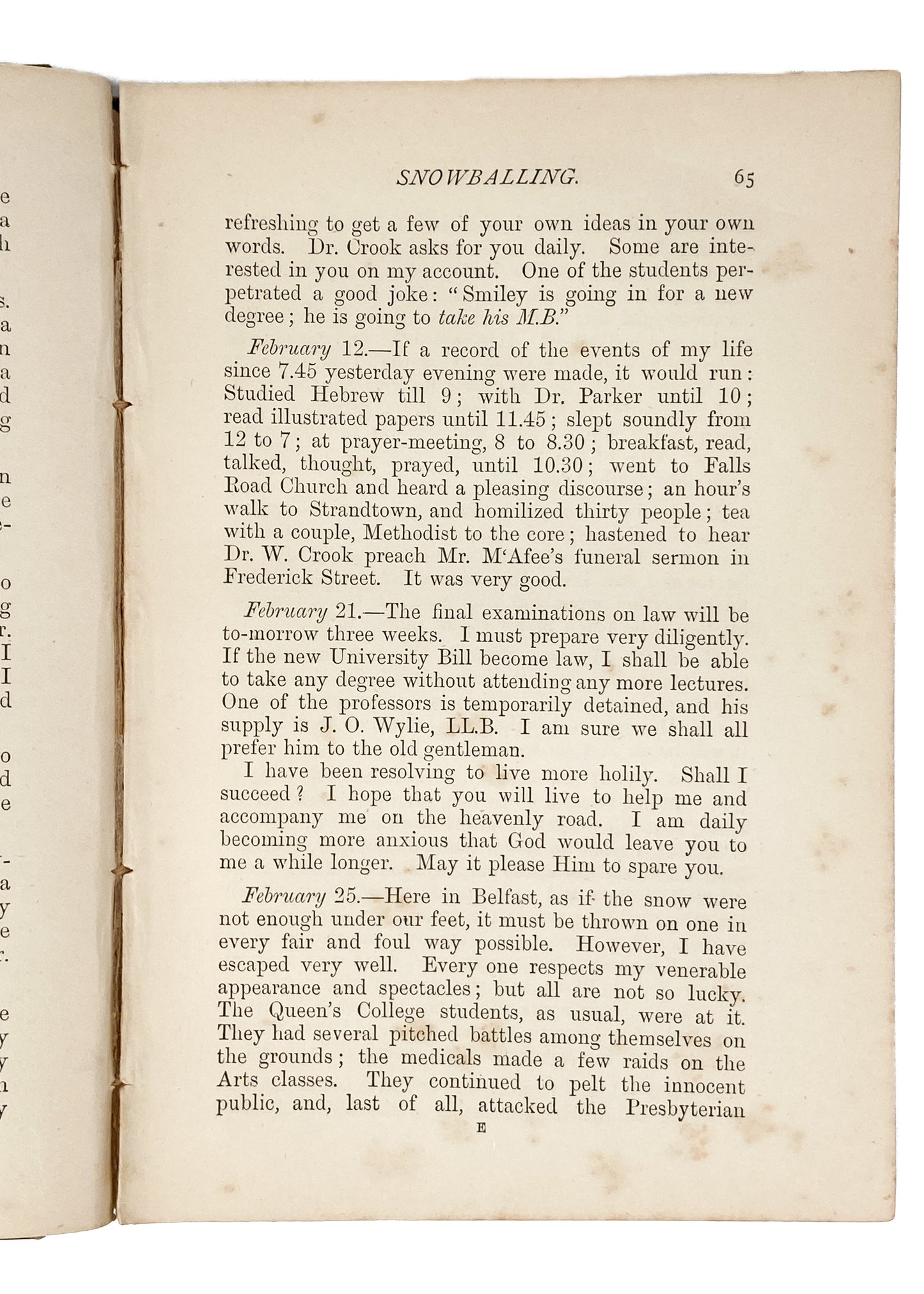 1888 WILLIAM SMILEY. Account of Irish Methodist Revival - Divine Healing &c. Autographed.